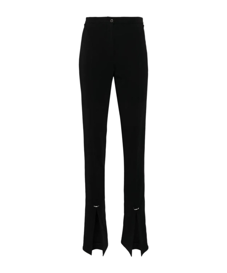 Mugler Potholes Detail Casual Pants In Black