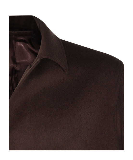Lardini Button-cuff Single-breasted Coat In Brown