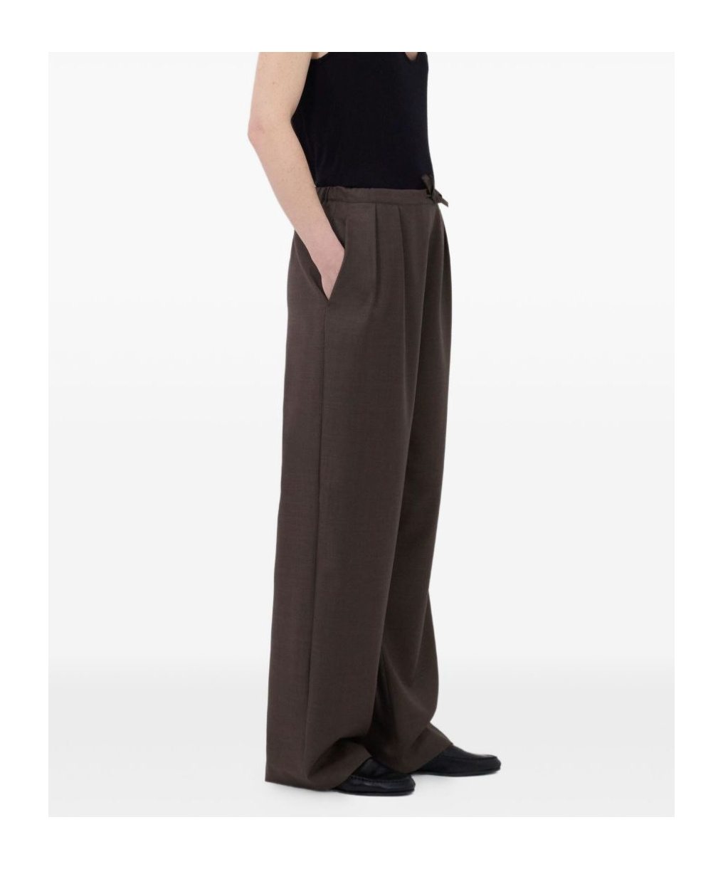 Loulou De Saison Wide-leg Casual Pants In Black