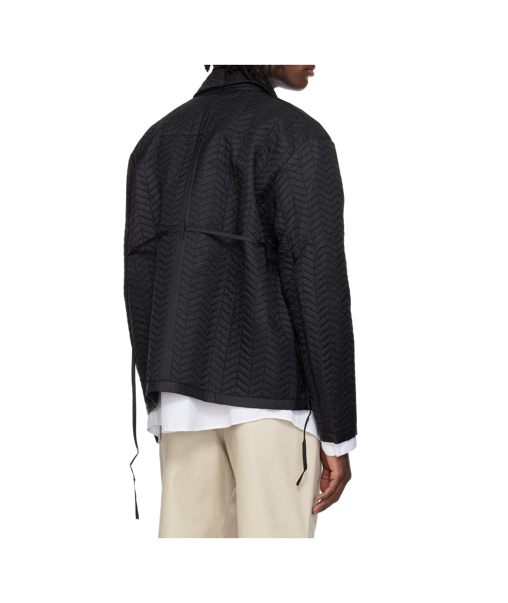 Craig Green Quilted Worker Jacket In Black