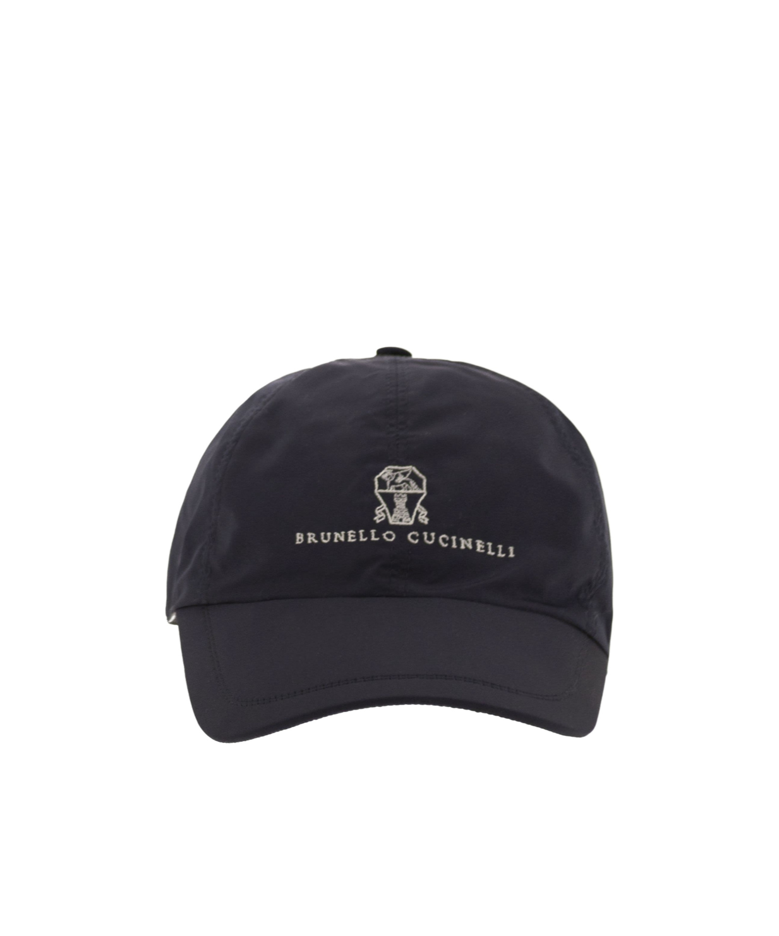 Brunello Cucinelli Men Water-repellent Microfibre Baseball Cap With Embroidered Logo