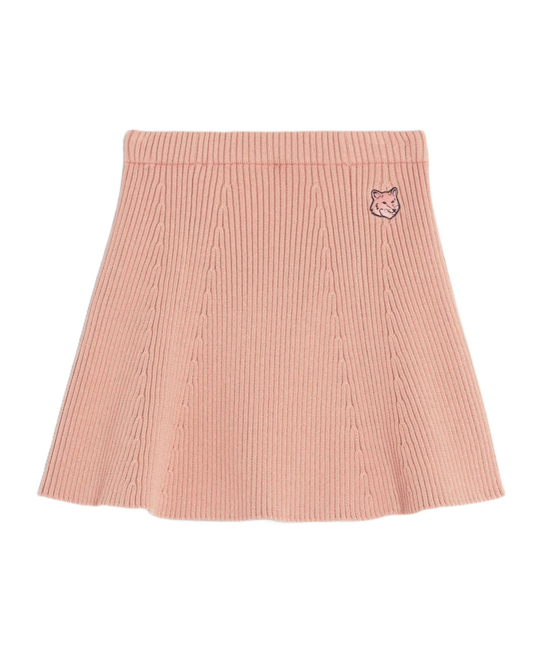 MAISON KITSUNÉ BOLD FOX HEAD PATCH SHORT SKIRT