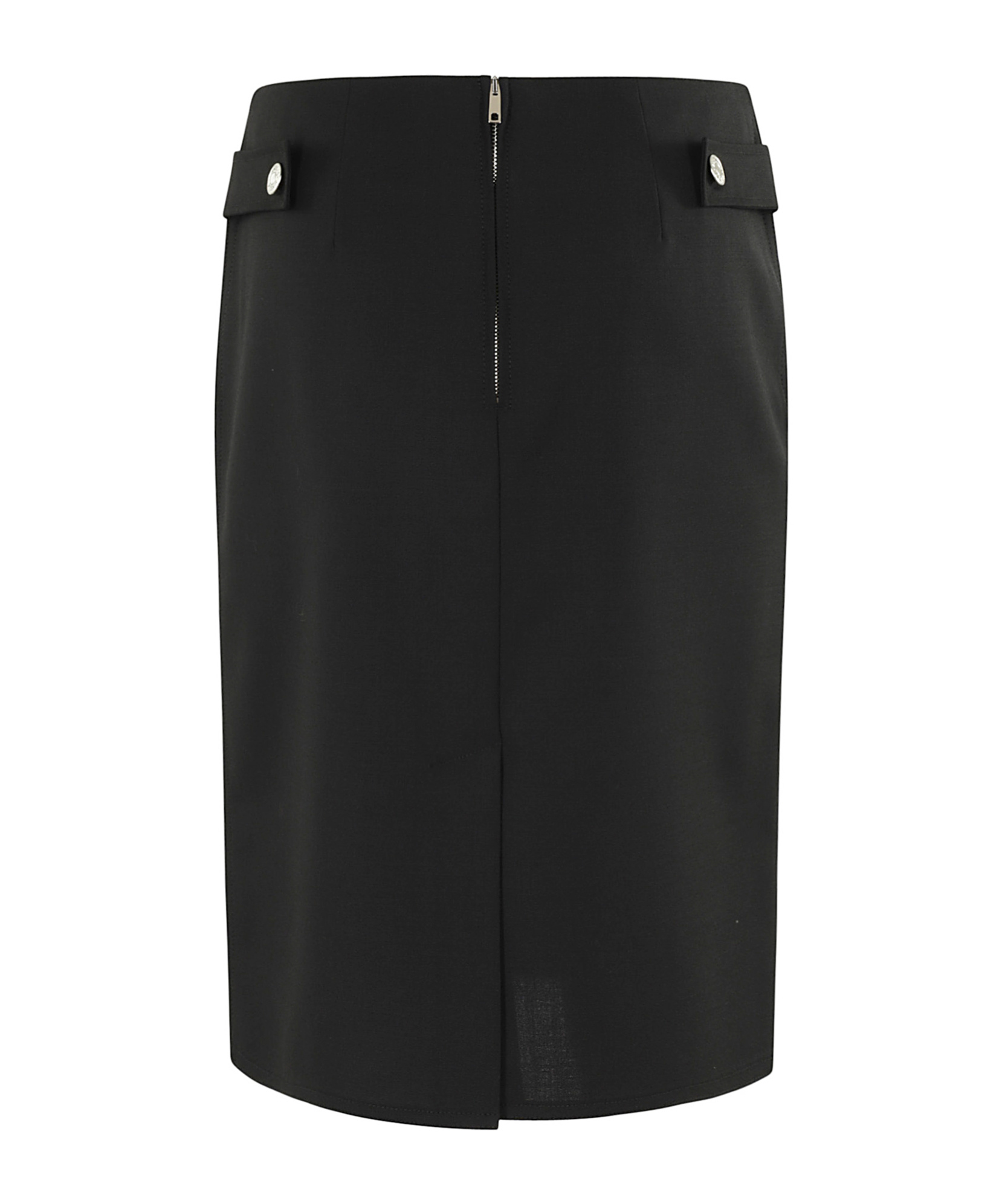 Moschino Gonna Misto Lana Tailoring In Black