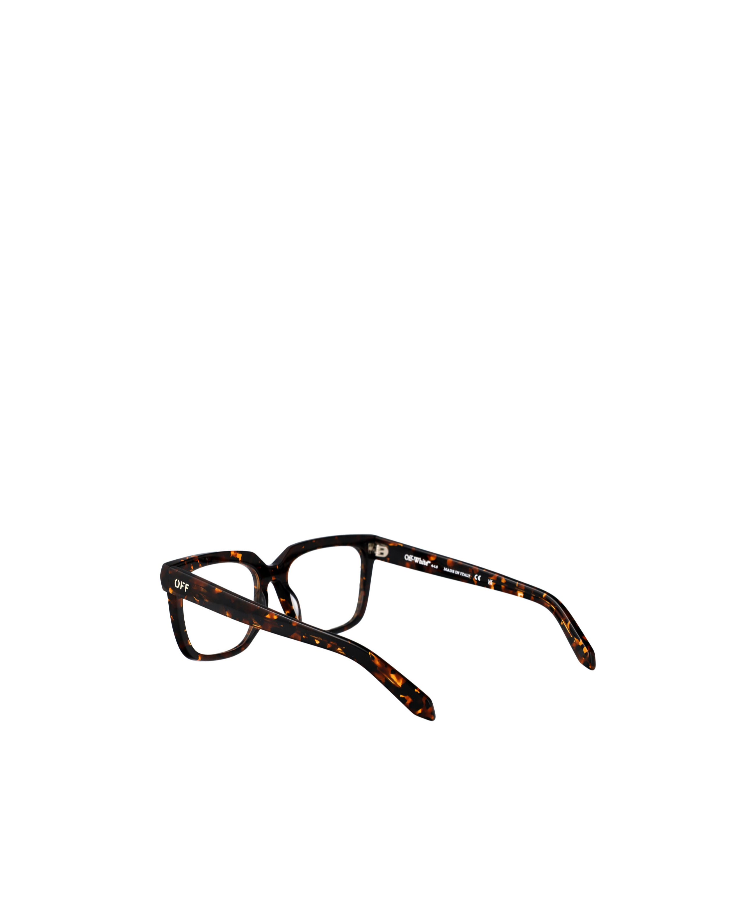 Off-white Full Frame Plain Mirror In Black