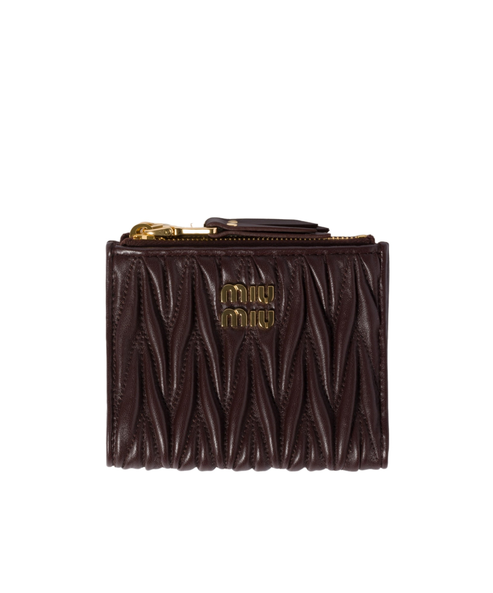 Miu Miu Matelassé Nappa Leather Small Wallet