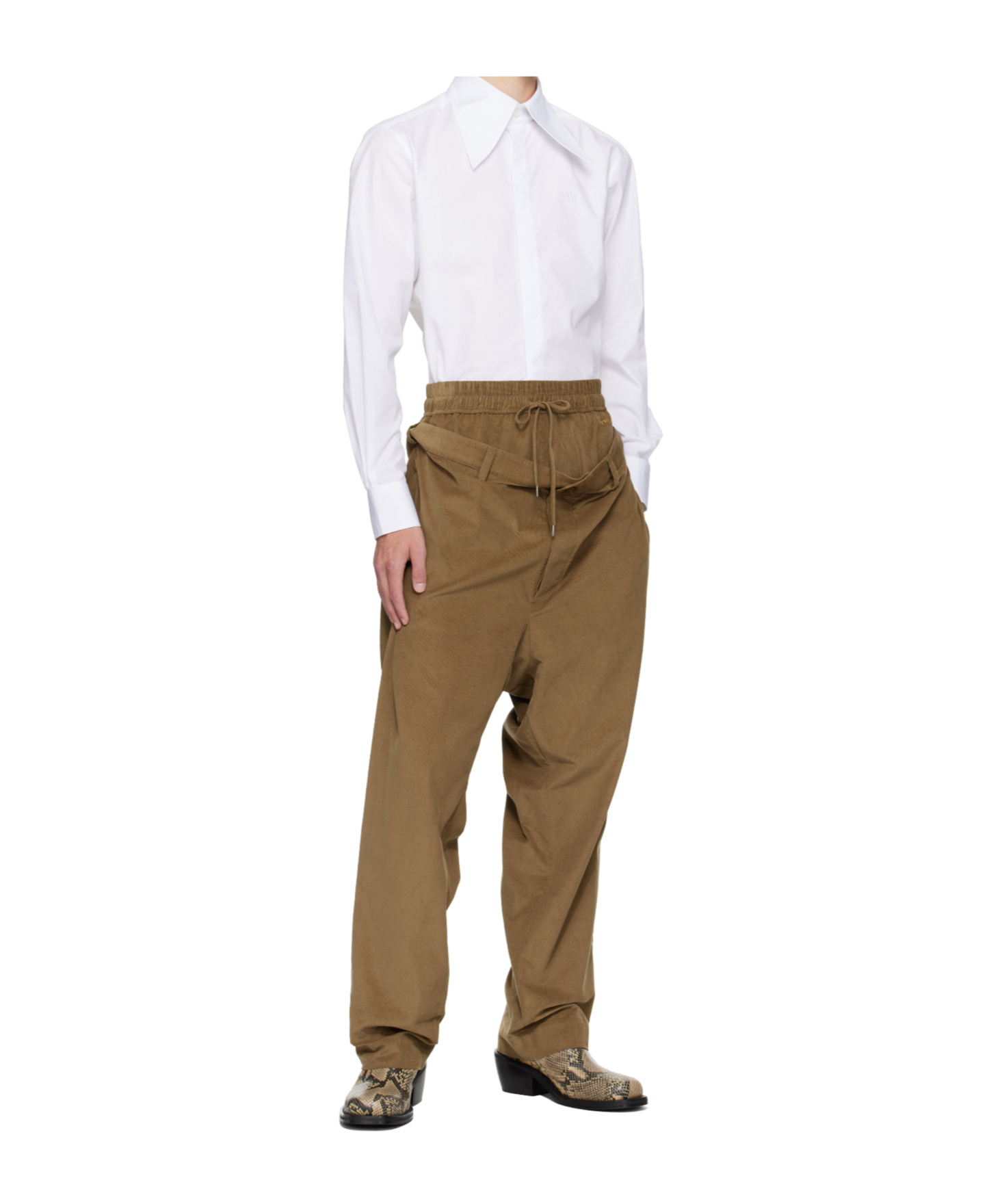 Vivienne Westwood Builder Trousers Cotton Baby Corduroy Tobacco 54 Men In Brown