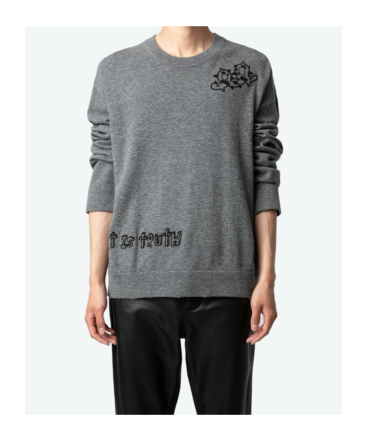 Zadig & Voltaire Long-sleeved Wool Cashmere Sweater