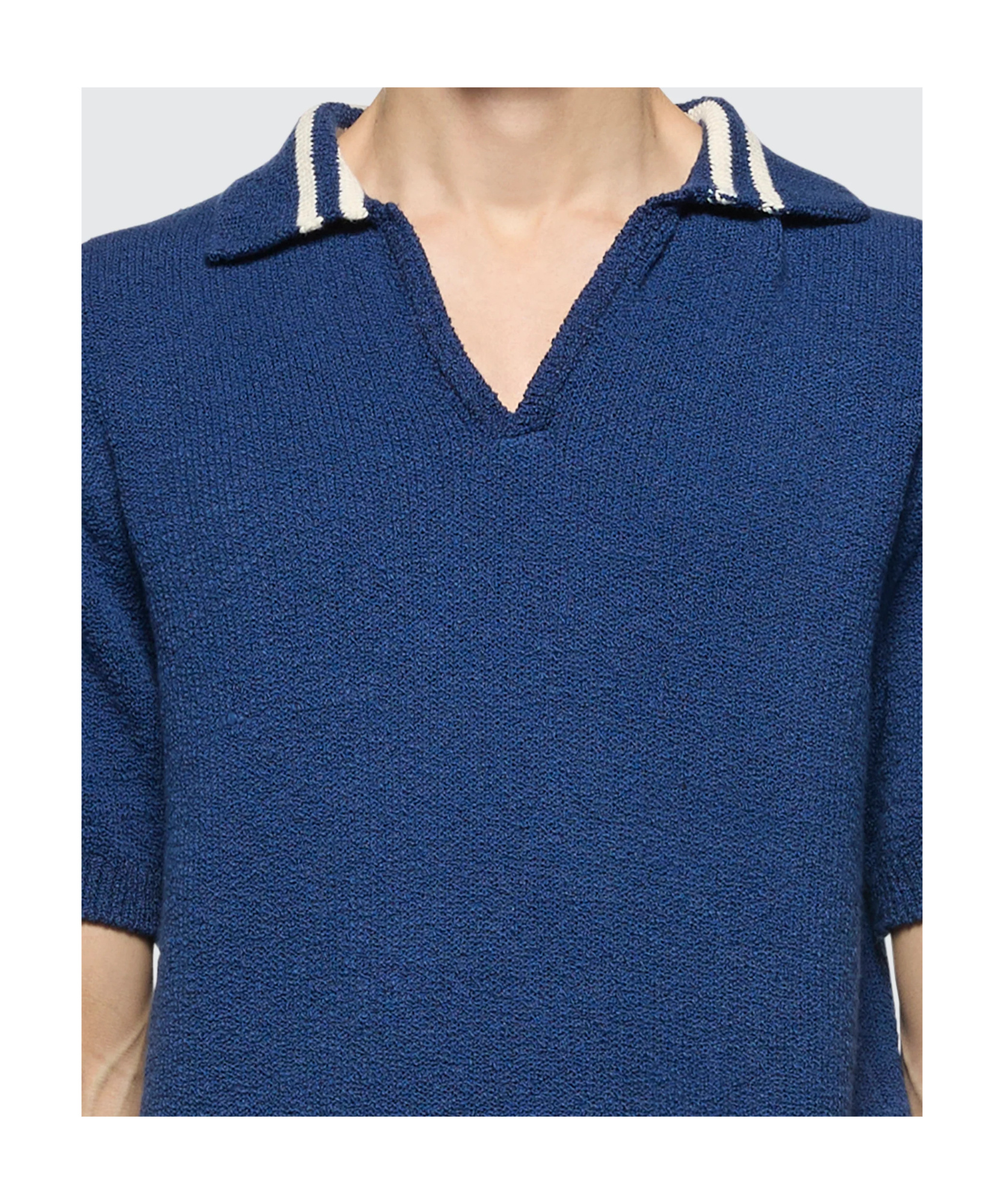 LANEUS KNITTED POLO SHIRT
