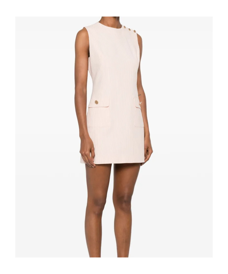 Frame Striped Mini Dress In Pink