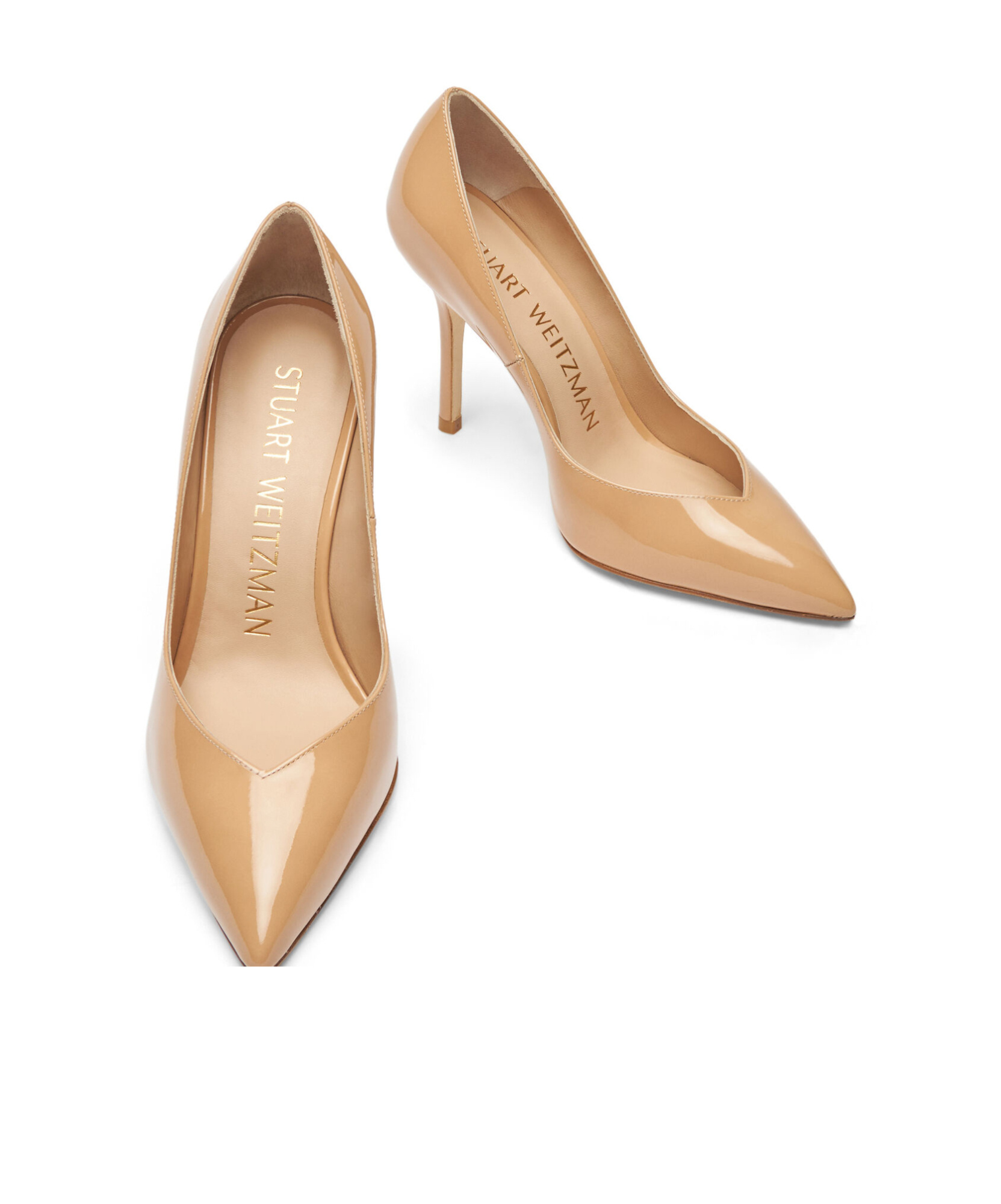 Stuart Weitzman Eva 100mm Pumps In Nude