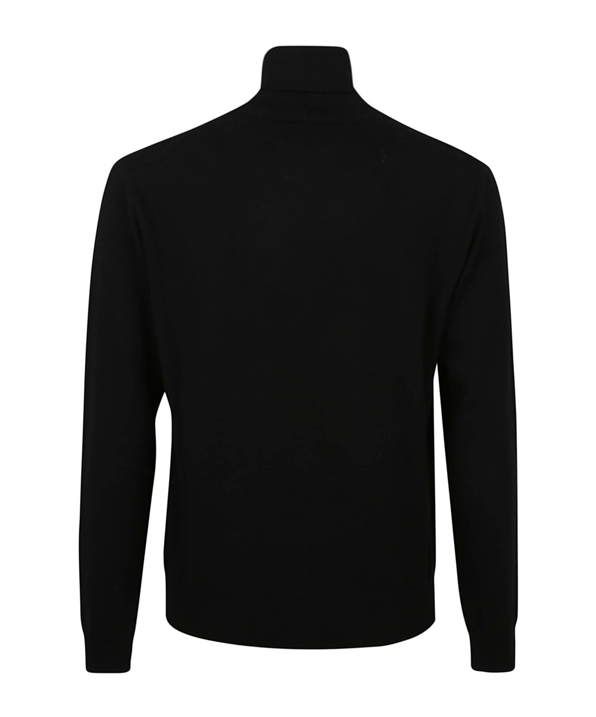 Ballantyne Roll-neck Wool Jumper In Black