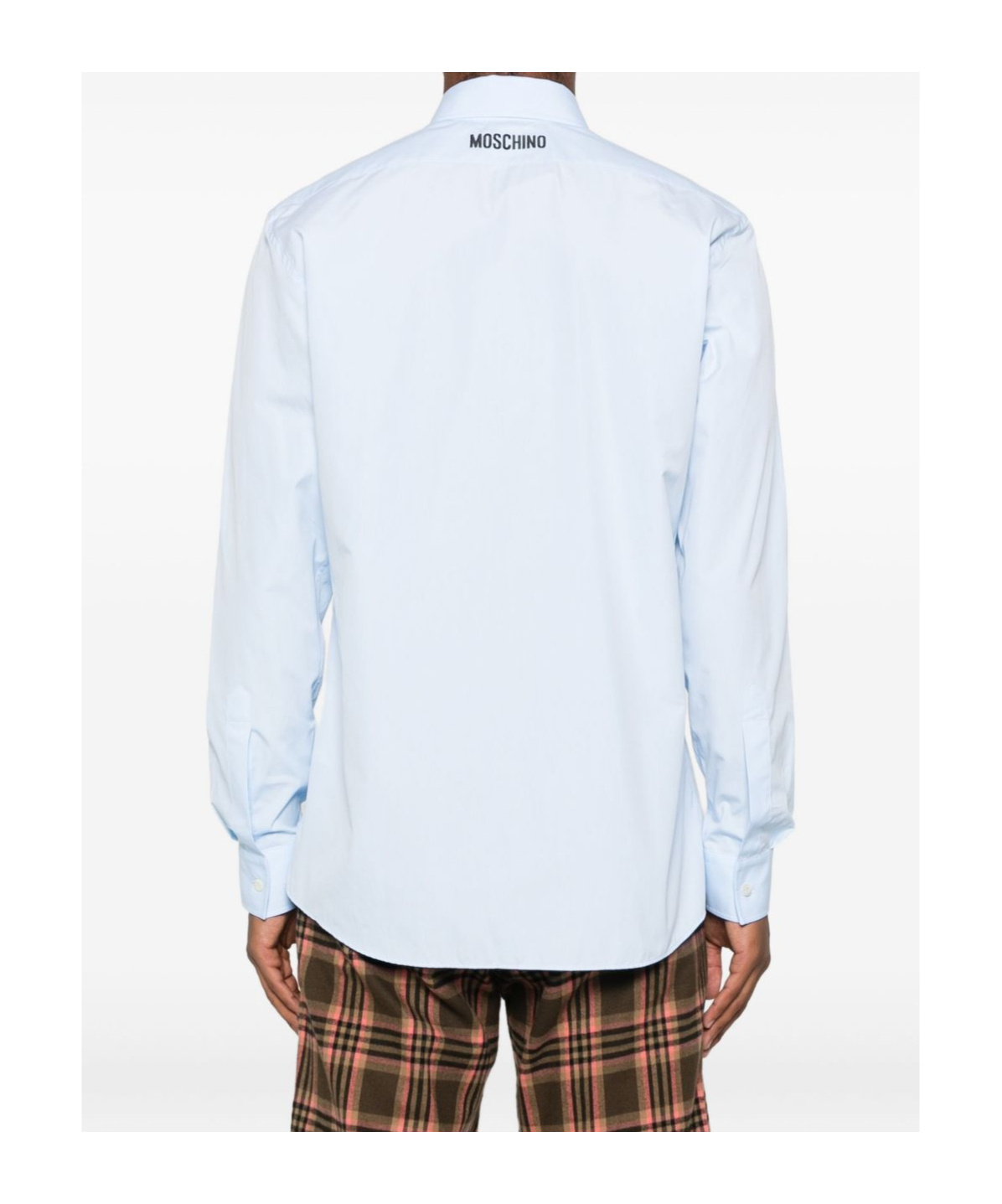 Moschino Long Sleeve Shirt In Blue