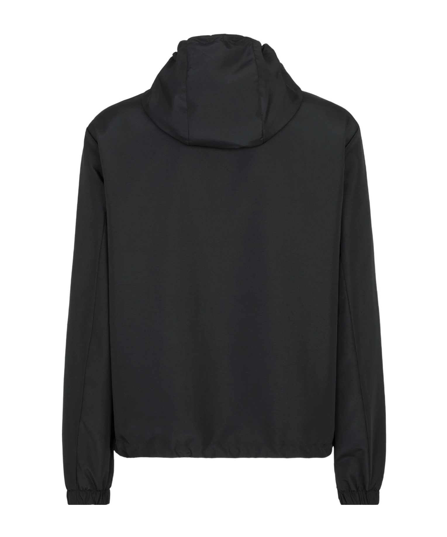 Fendi Black Tech Fabric Blouson In Black