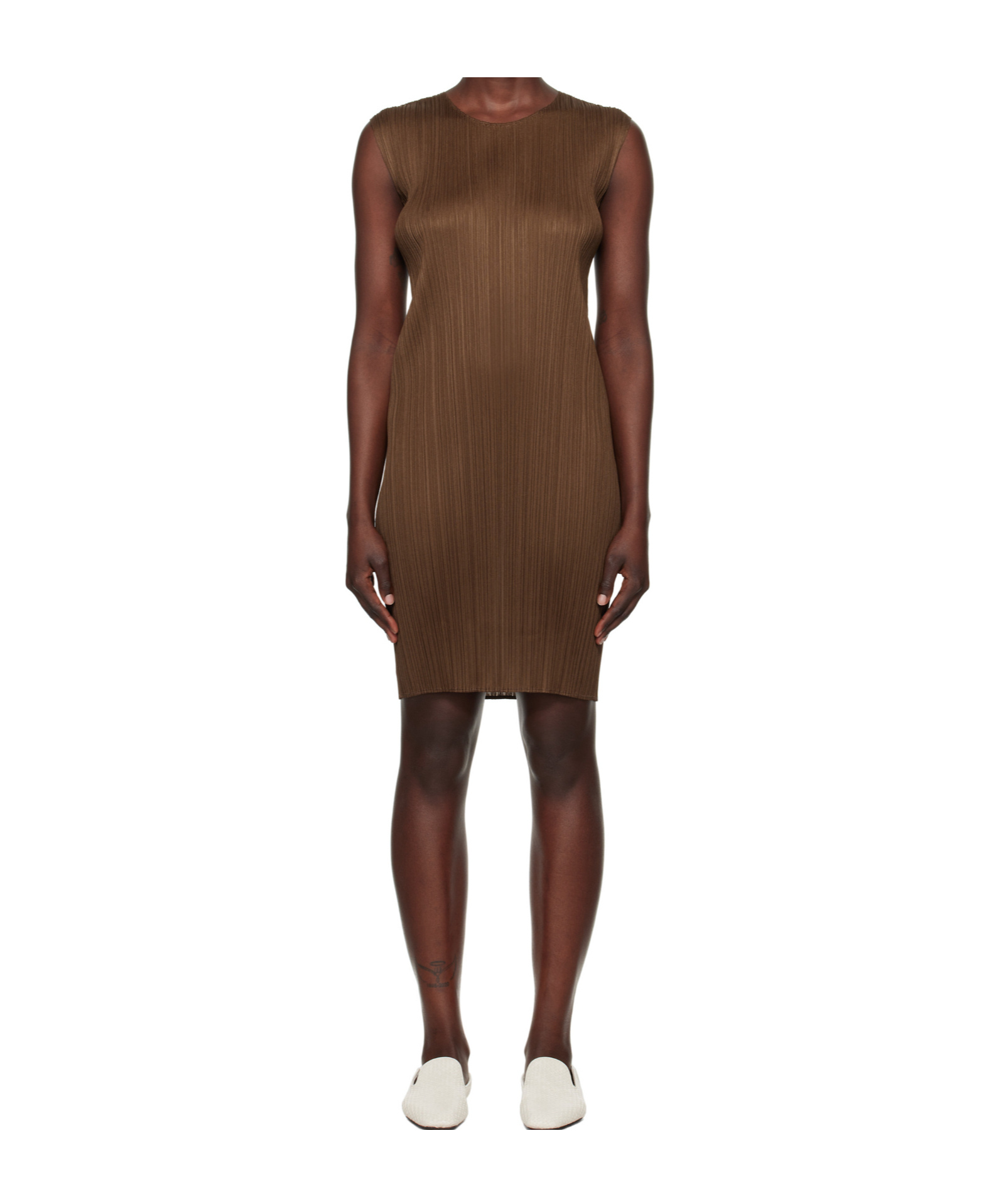 Issey Miyake Asymmetrical Dress In Red