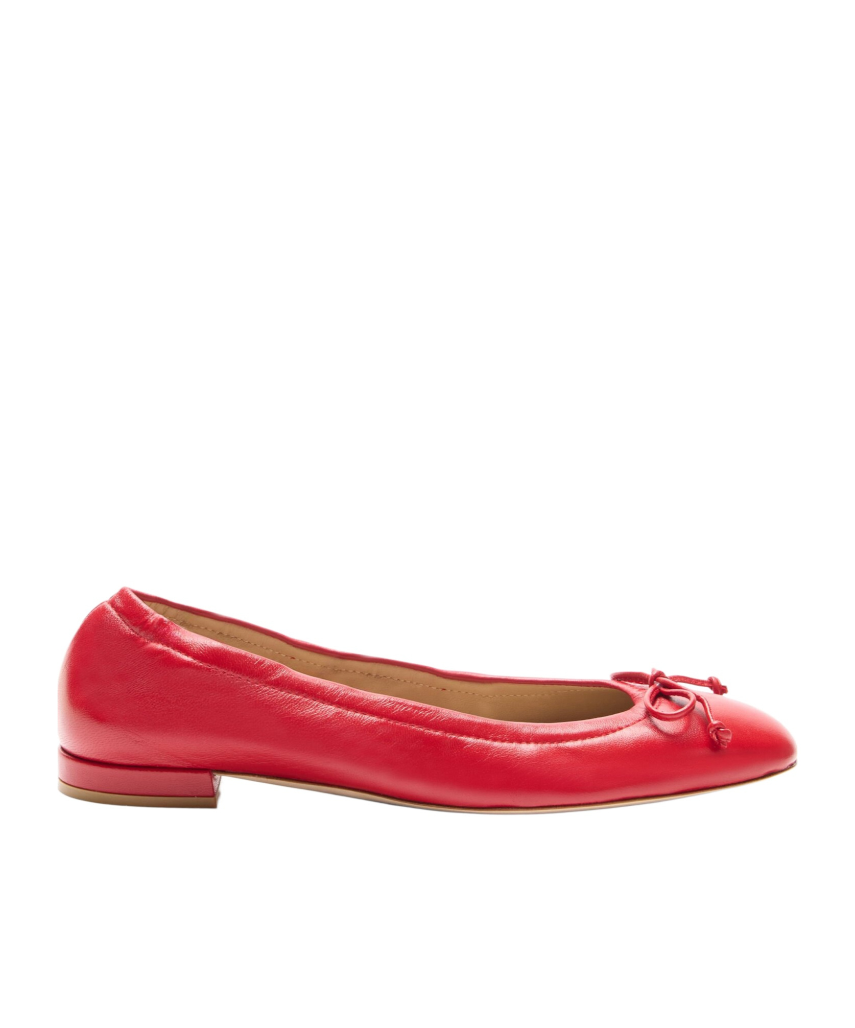 Stuart Weitzman Bria Ballet Flats In Red