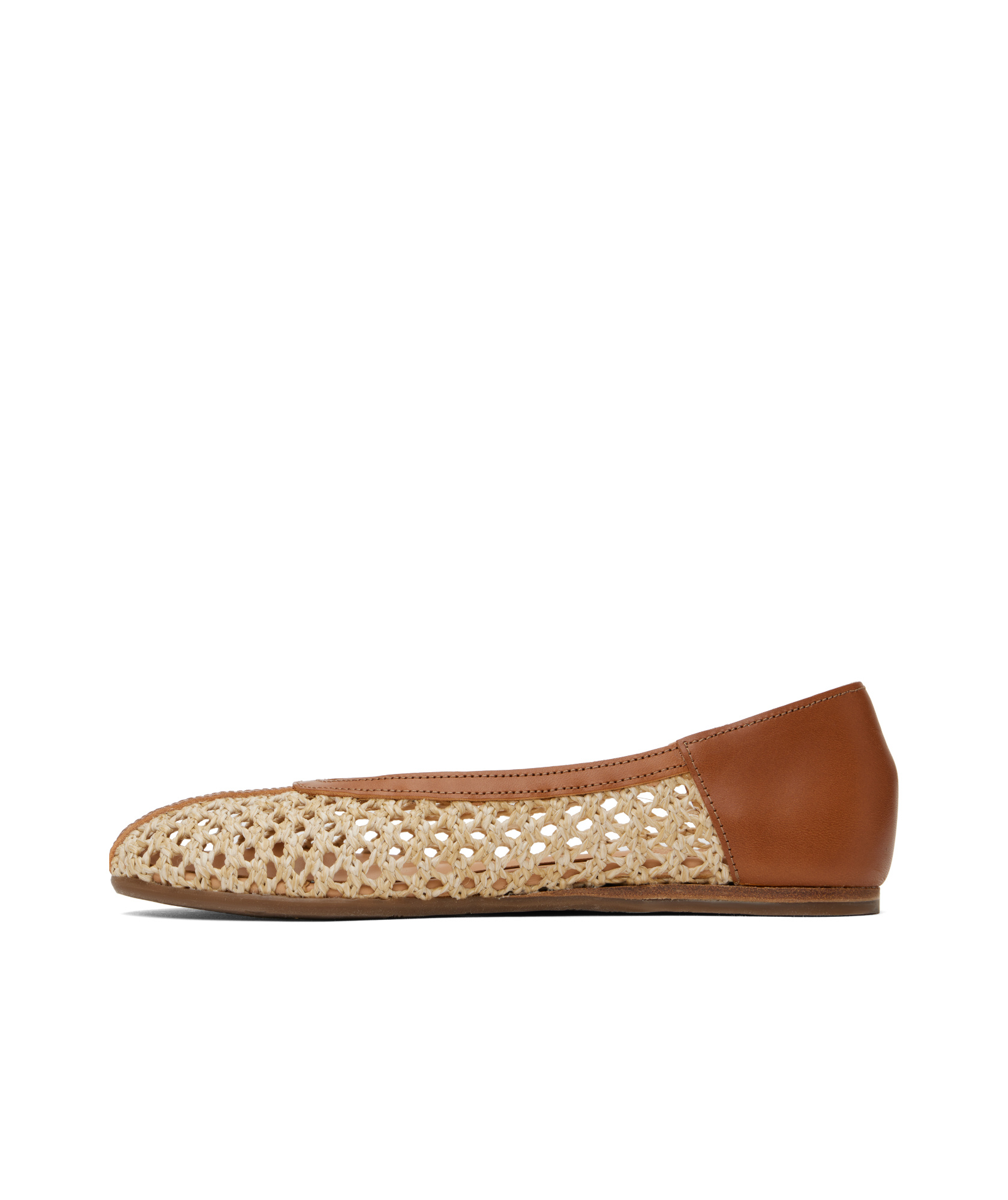 Shop Ancient Greek Sandals Aeropi Ballet Shoes In Natural Color