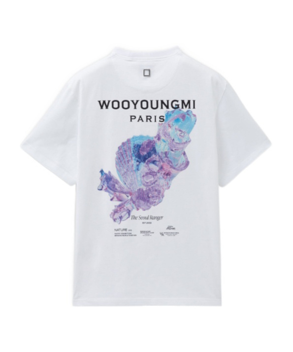 Wooyoungmi Graphic Short-sleeved T-shirt In White