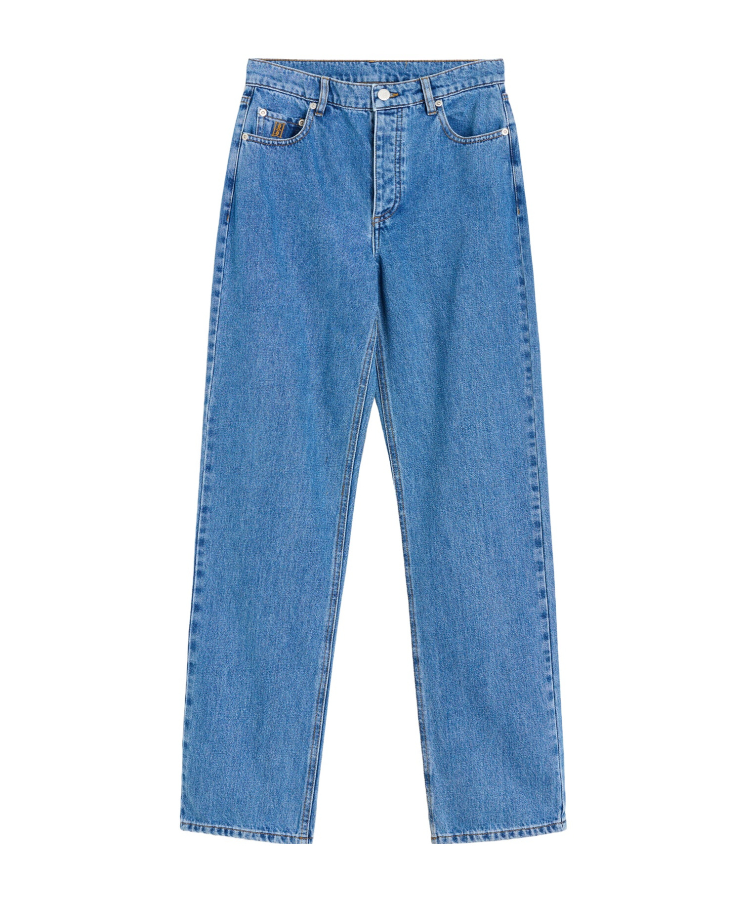 By Malene Birger Chicago High-rise Organic Cotton Denim Jeans In Multi