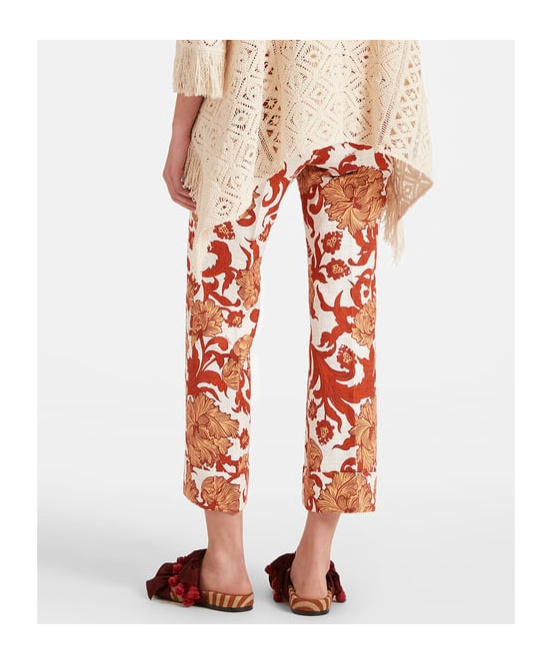 LA DOUBLEJ HENDRIX STRAIGHT-LEG CROPPED TROUSERS