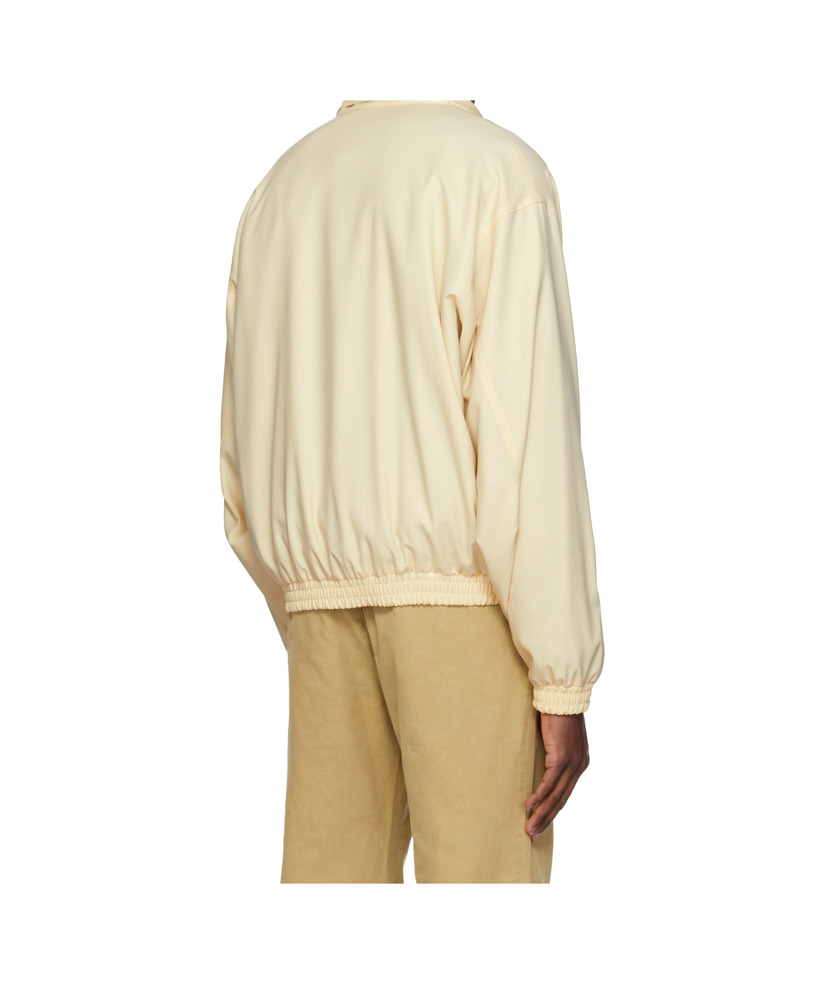 Auralee Off-white Super Fine Tropical Wool Jacket In Ivory