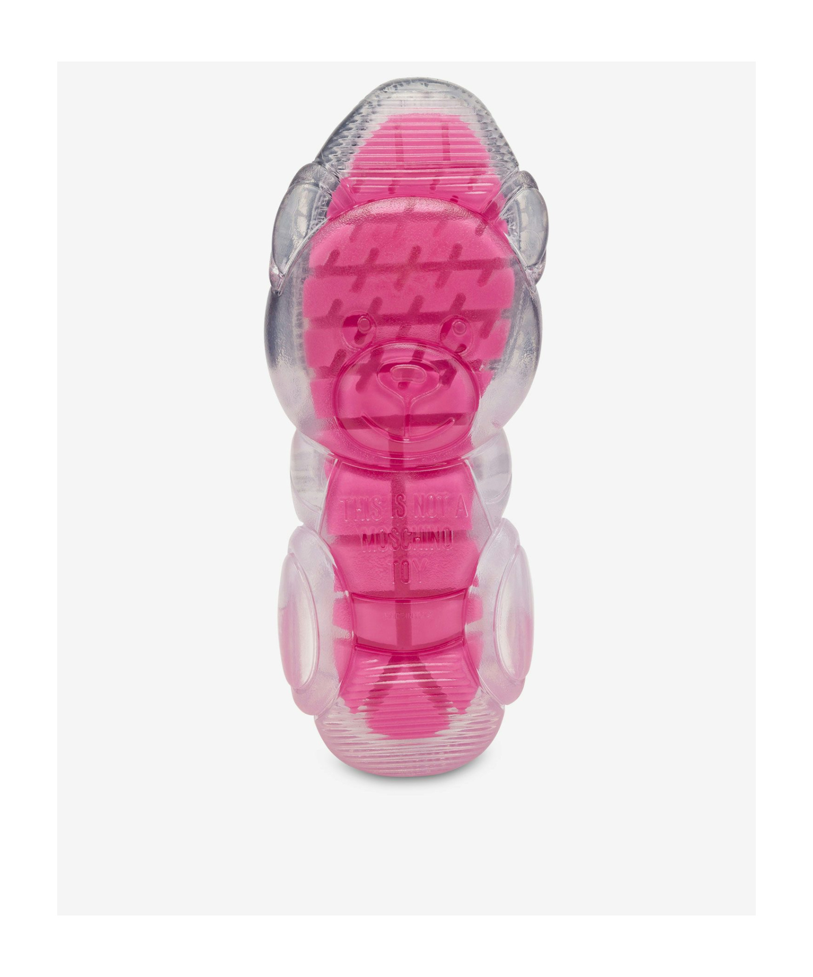 Moschino Transparent-sole Mesh Sneakers In White