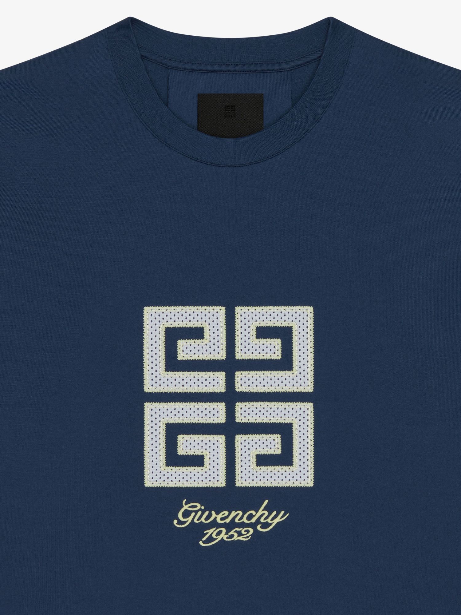 Givenchy New Studio Fit Oversize Logo Graphic T-shirt In Blue