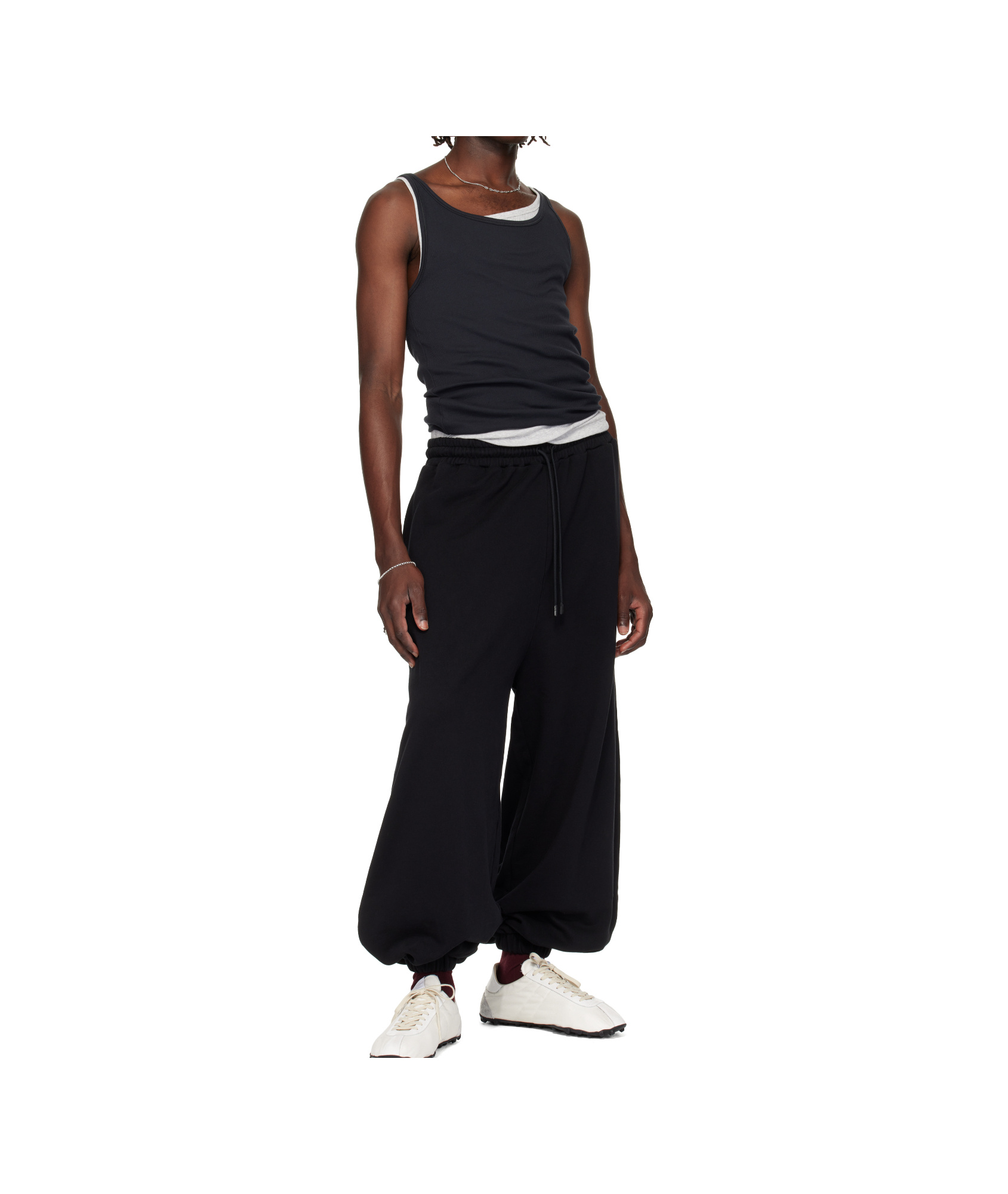 Lu'u Dan Baggy Bontan Sweatpants In Black