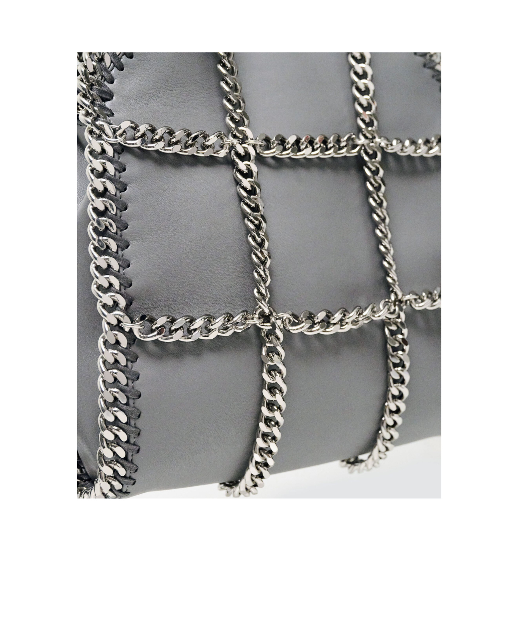 Stella Mccartney Mini Tote Bag In Gray