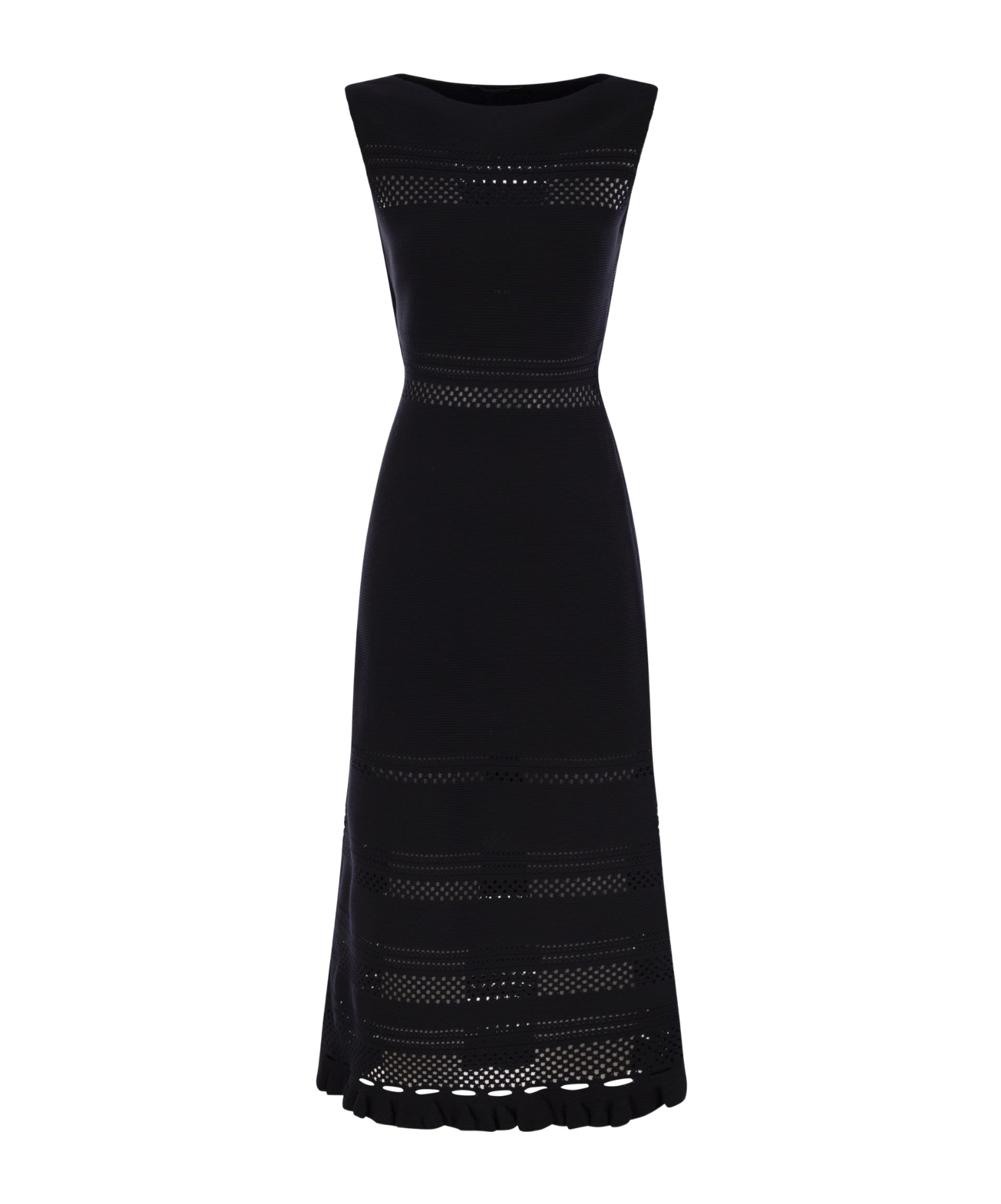 Fabiana Filippi Light Cotton Sleeveless Dress In Blue