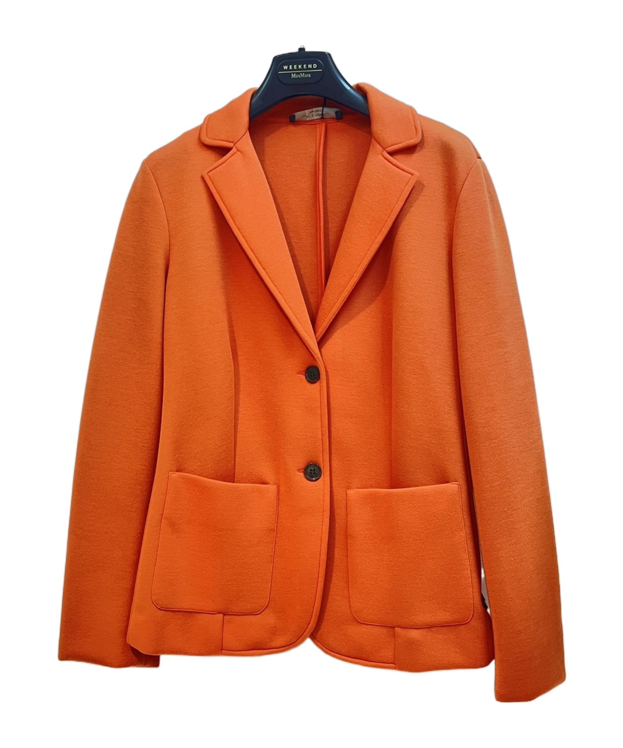 Weekend Max Mara Long-sleeved Suit Coat In Orange