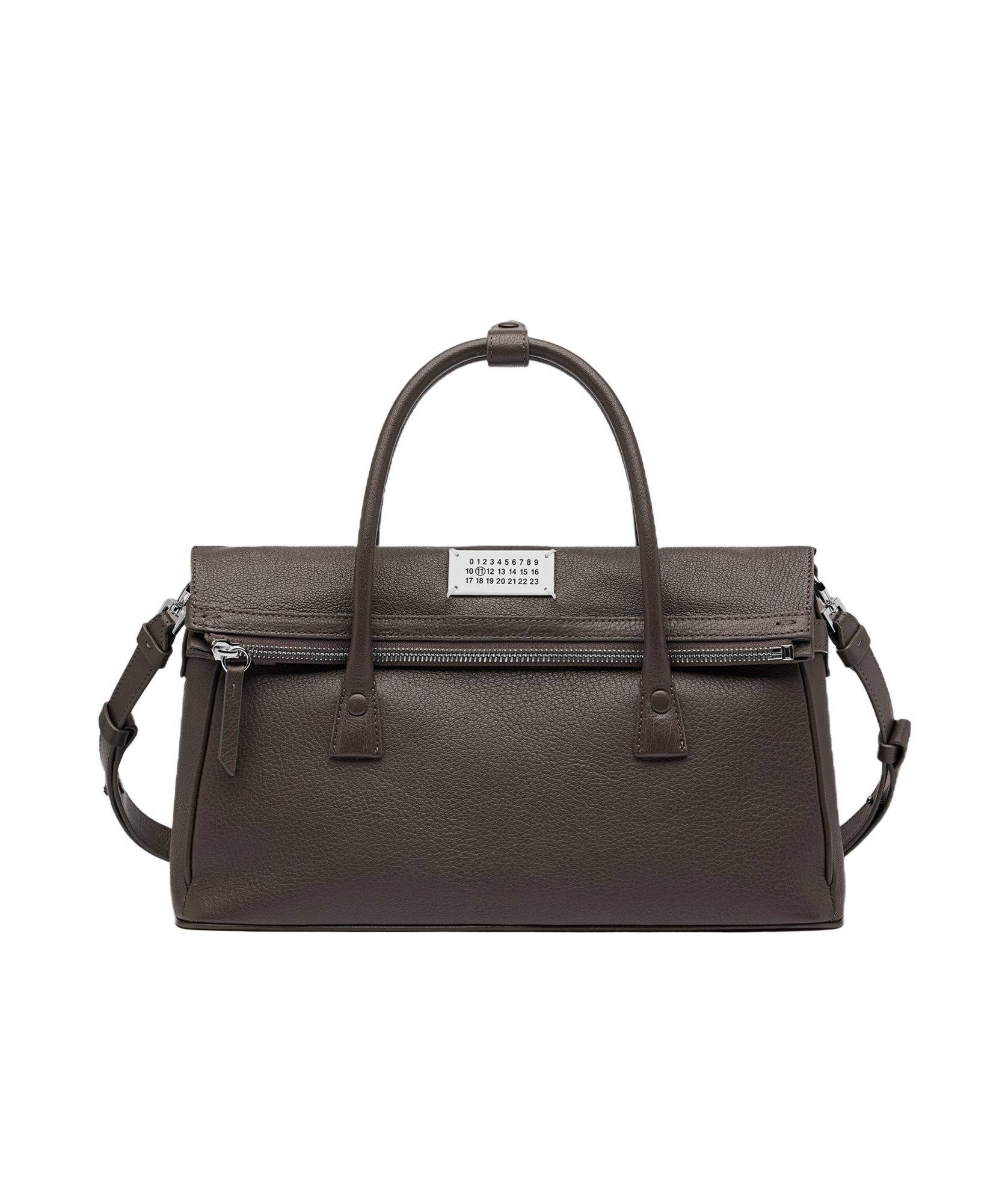Maison Margiela Medium 5ac Leather Tote Bag In Black