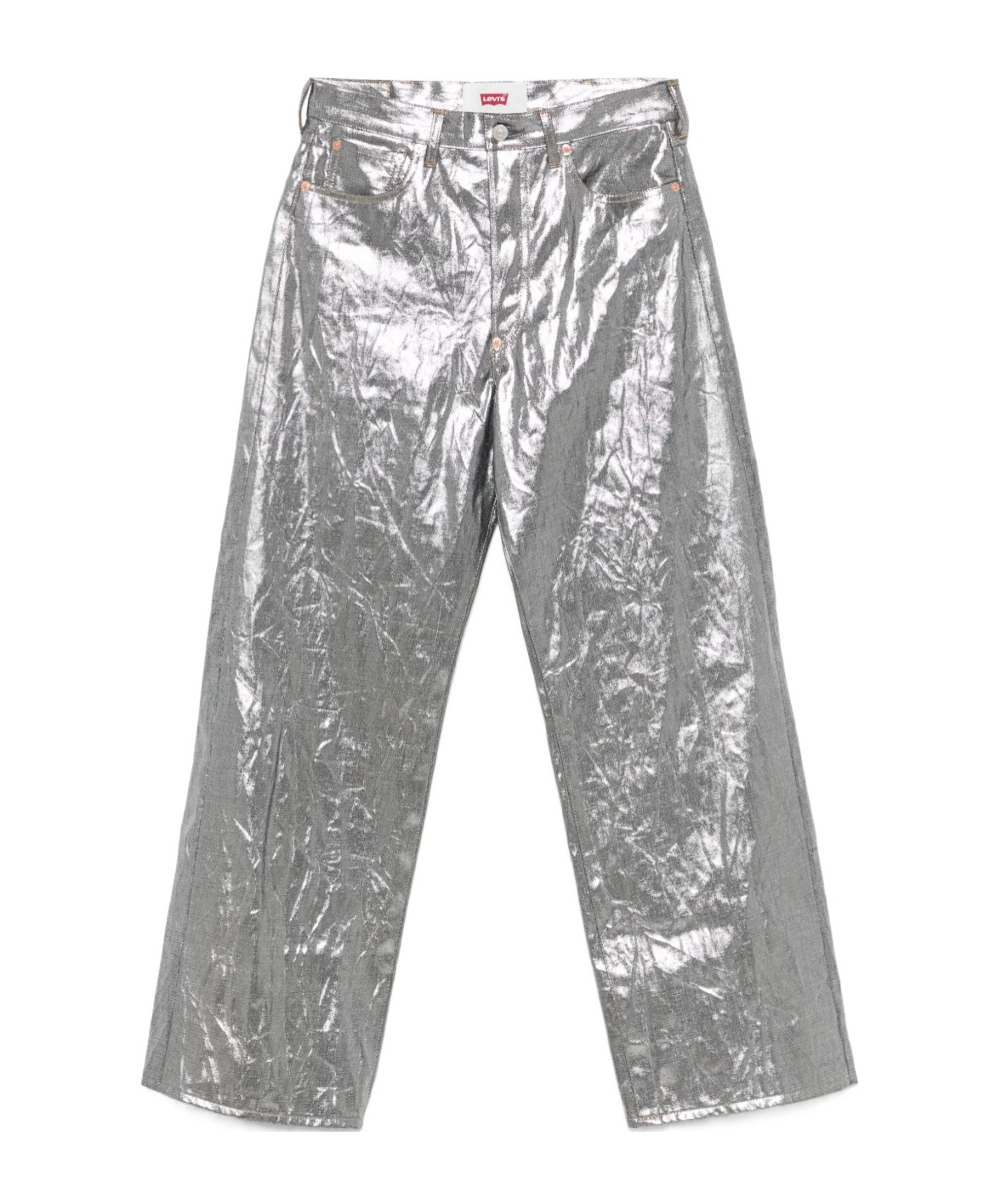 Shop Junya Watanabe X Levis Foiled Print Jeans