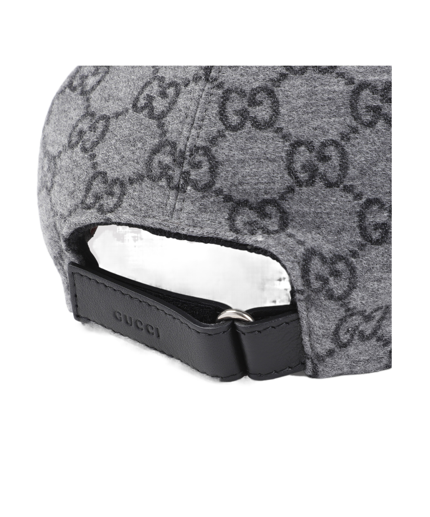 Gucci Gg Baseball Cap In Gray