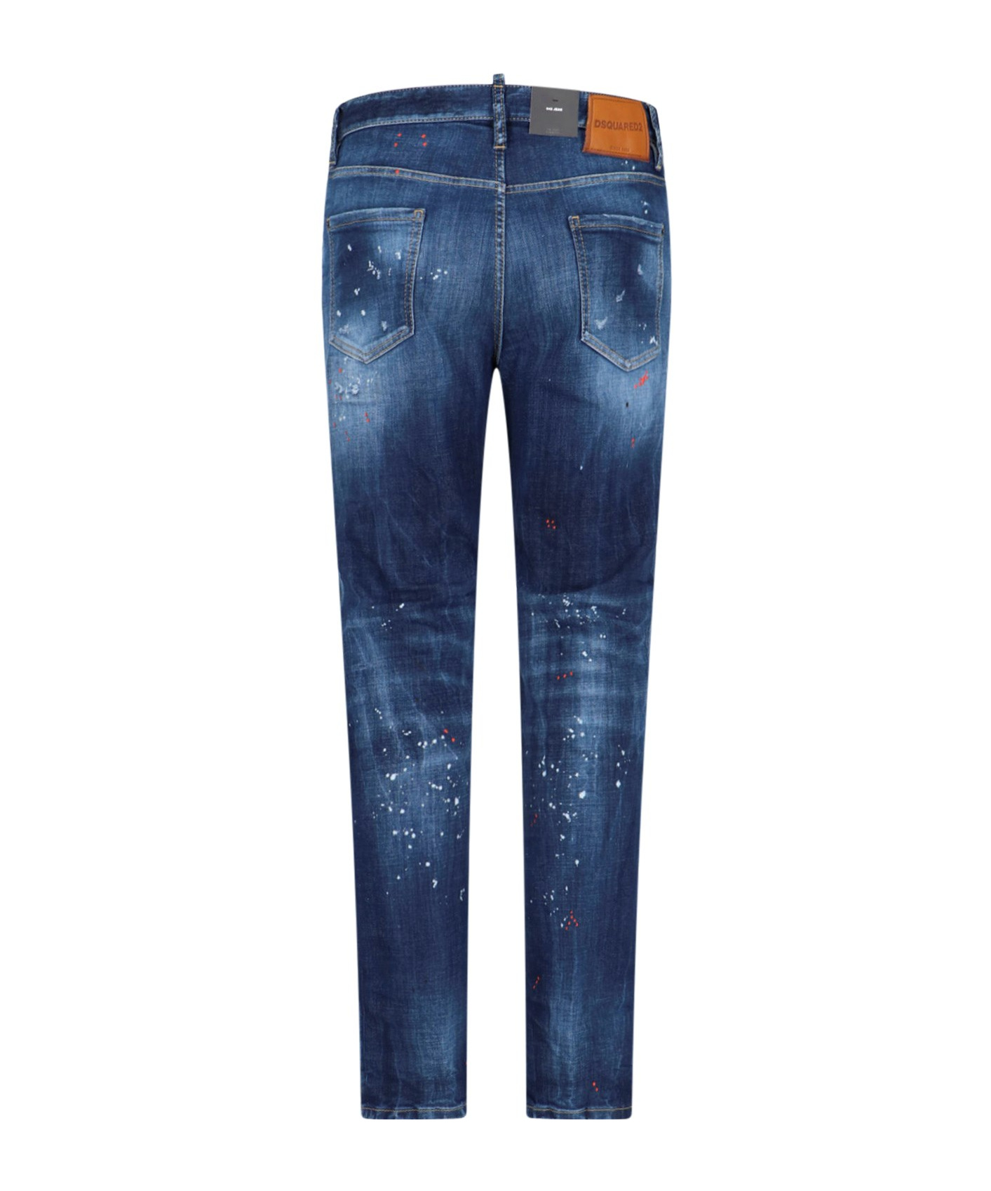 Dsquared2 Belt-loop Jeans In Blue