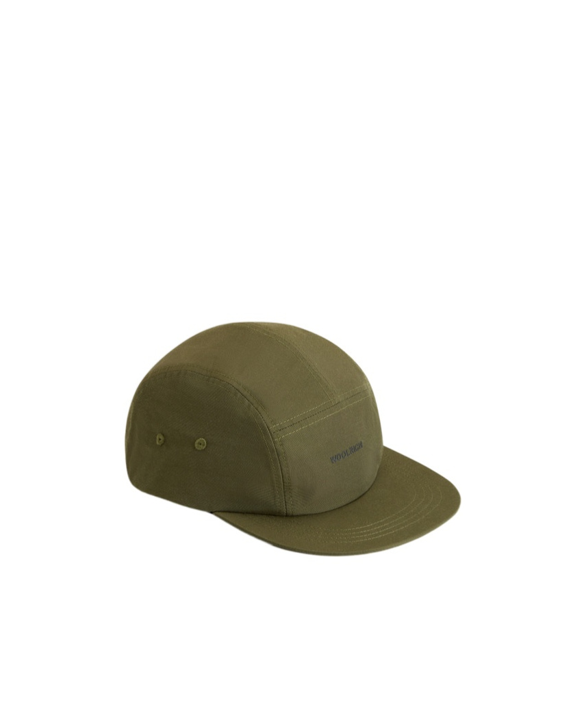 Woolrich Cap In Light Ramar In Greenstone