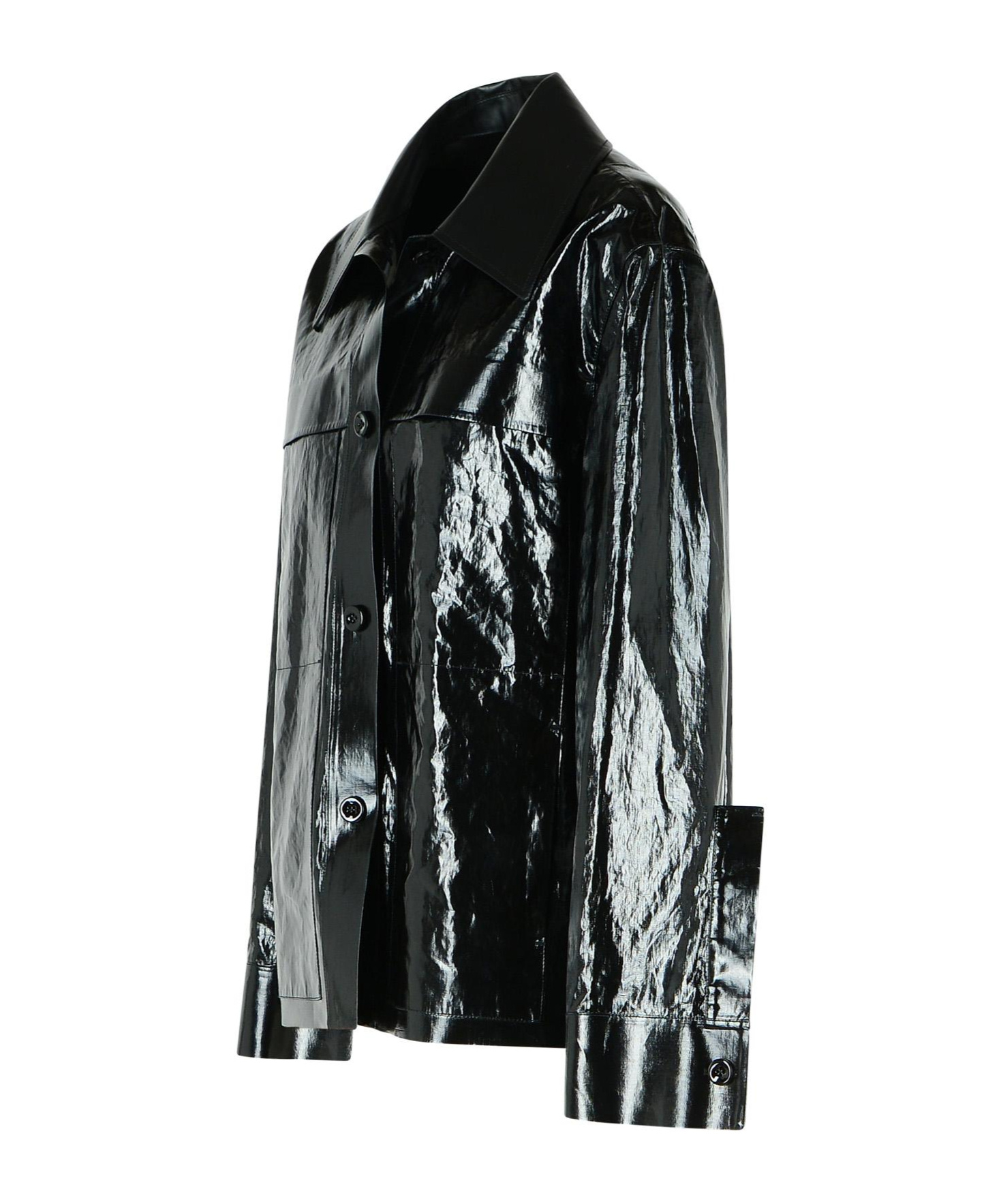 Jil Sander 15 Sport Button-up Jacket In Black
