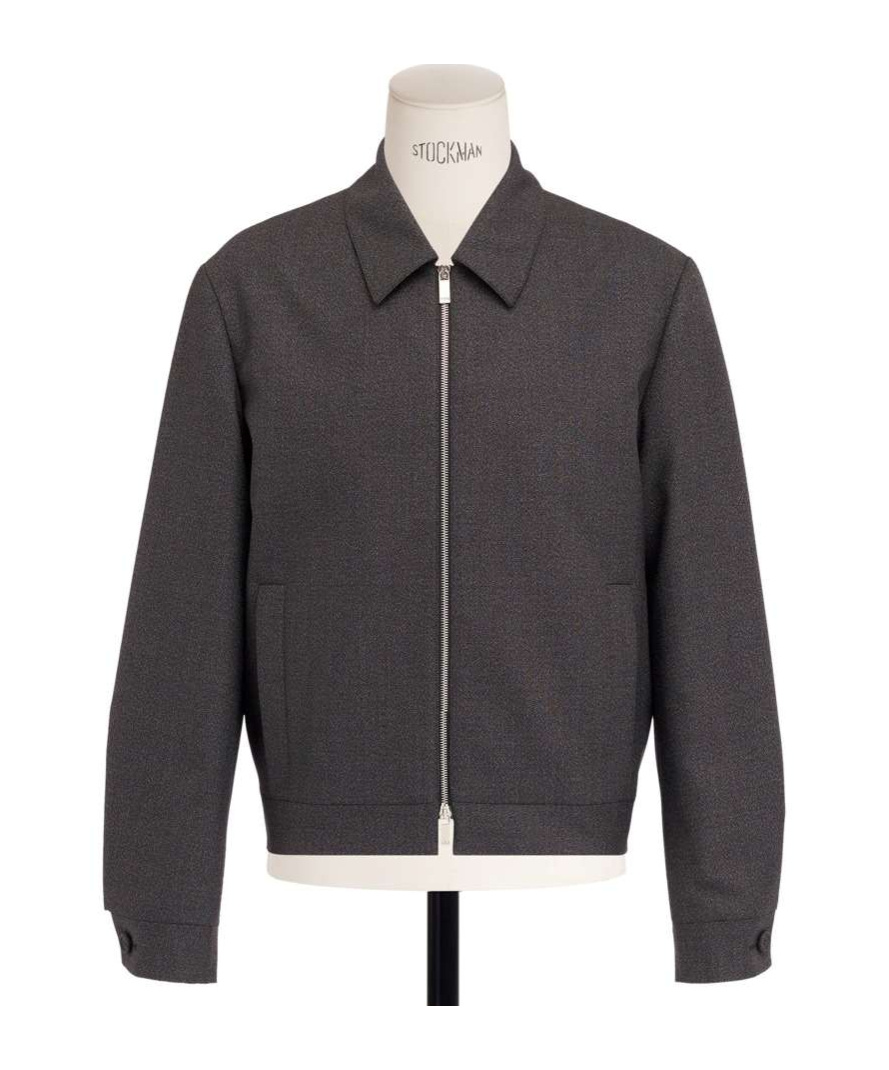 Dior Zipped Jacket In Gray