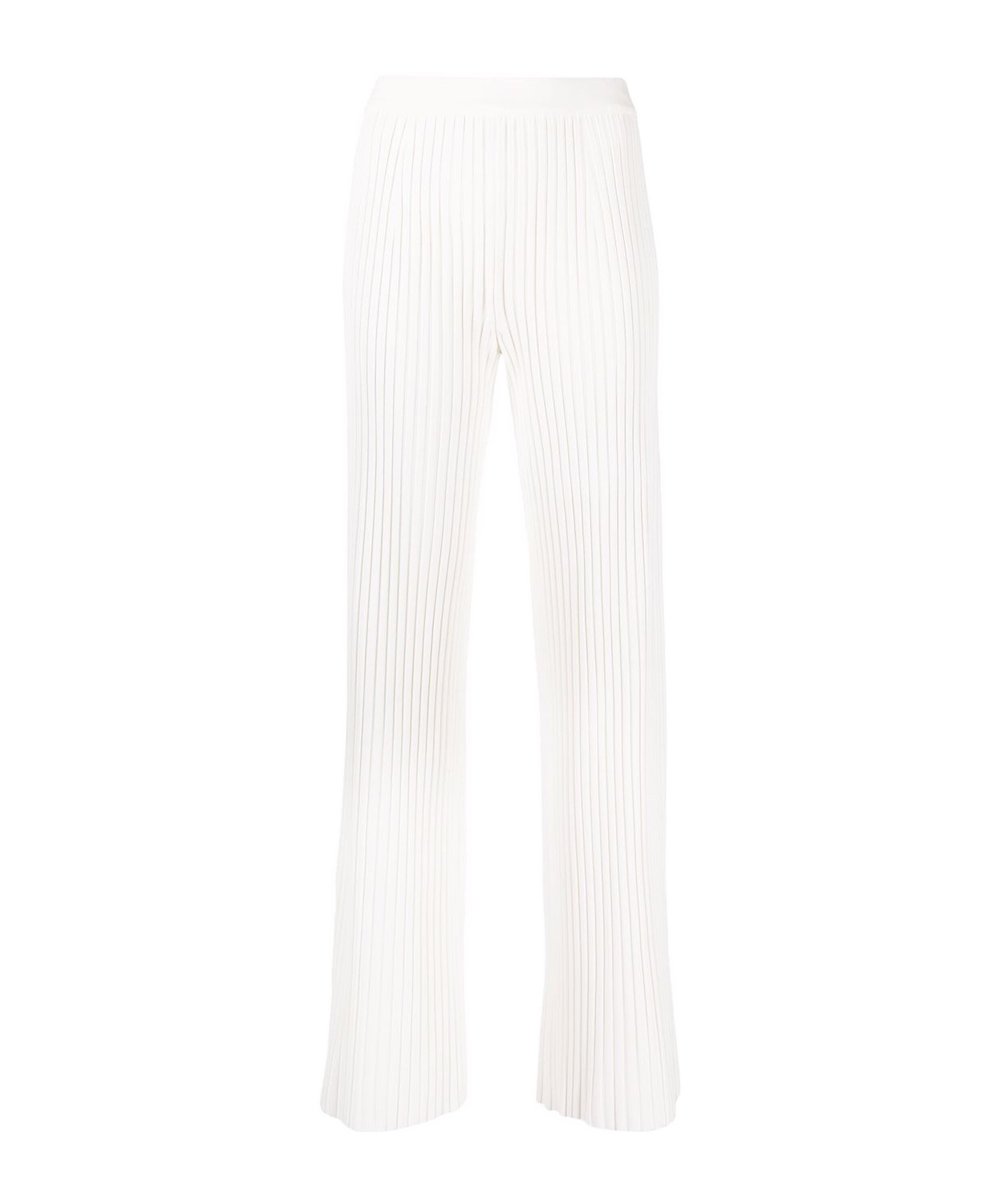 Mrz Elastic Waist Casual Pants In White