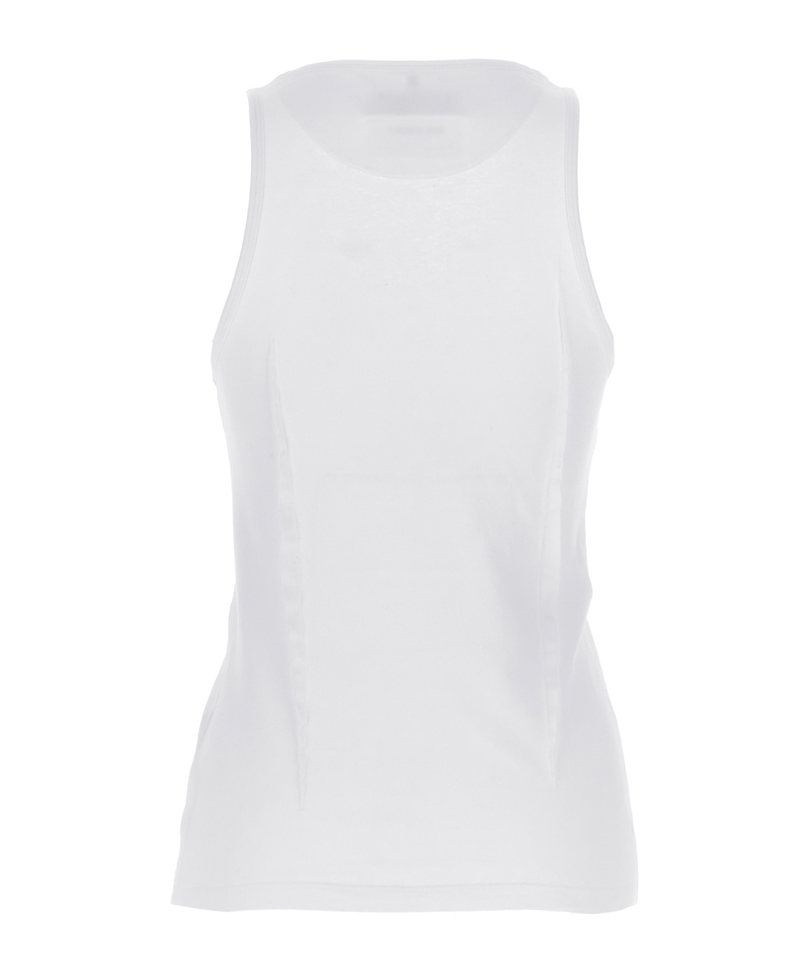 Mm6 Maison Margiela Tank Top Ruffles Tops White In White