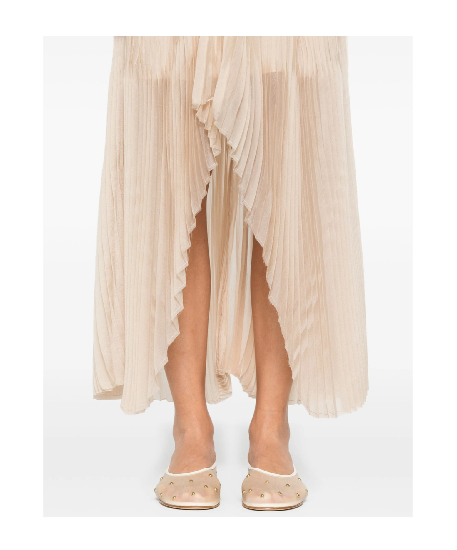 Forte Forte Asymmetric Midi Skirt In Pink