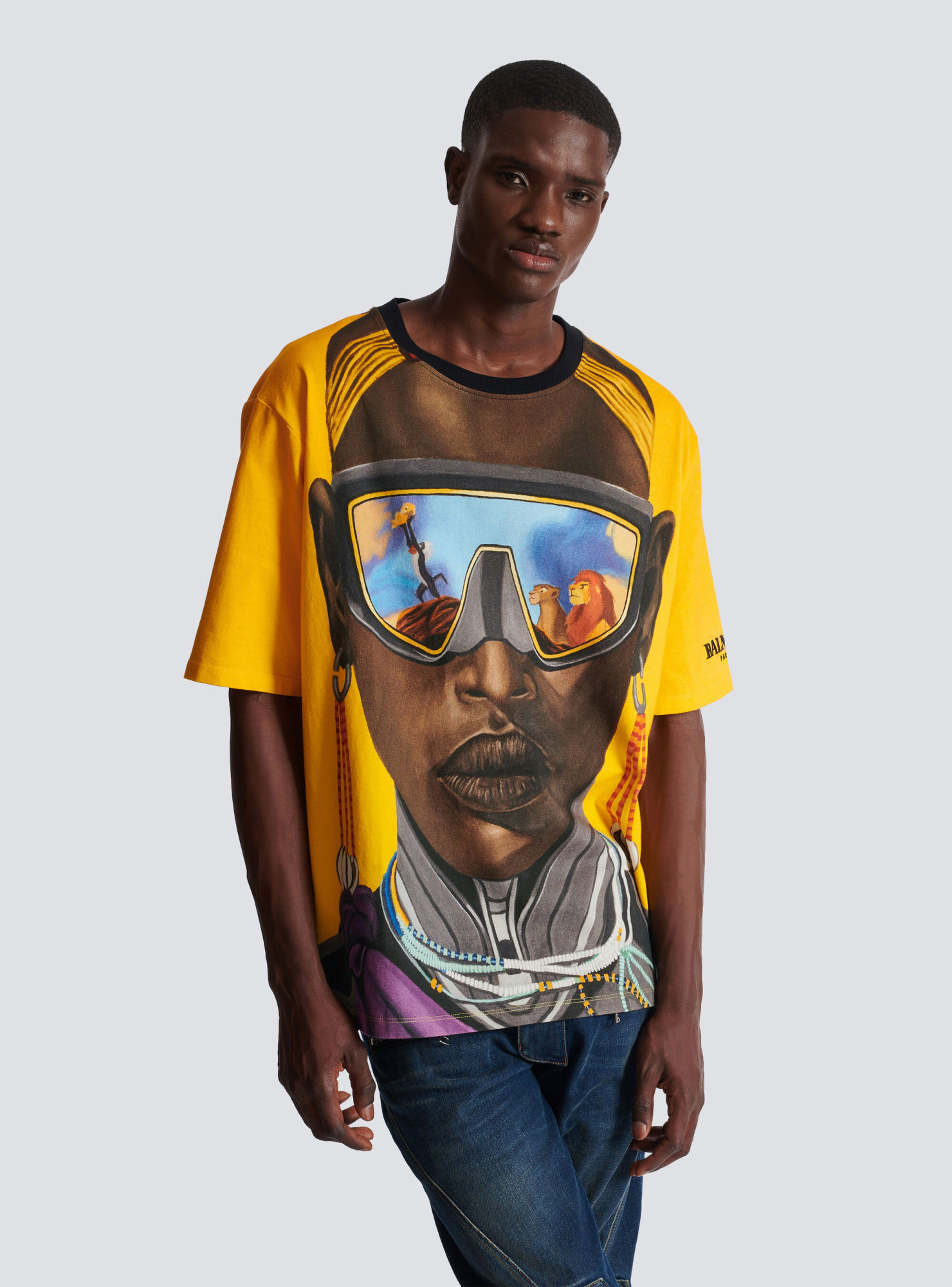 Balmain X Disney The Lion King T-shirt In Multicolor