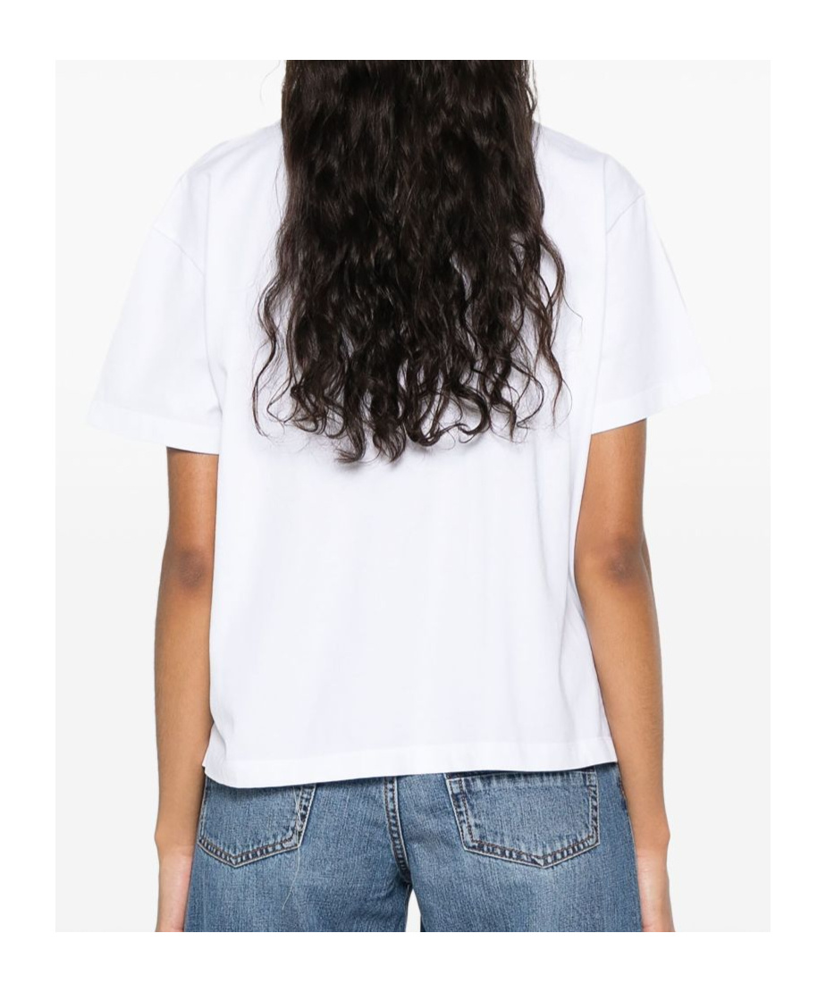 Shop Semicouture Marina T-shirt In White