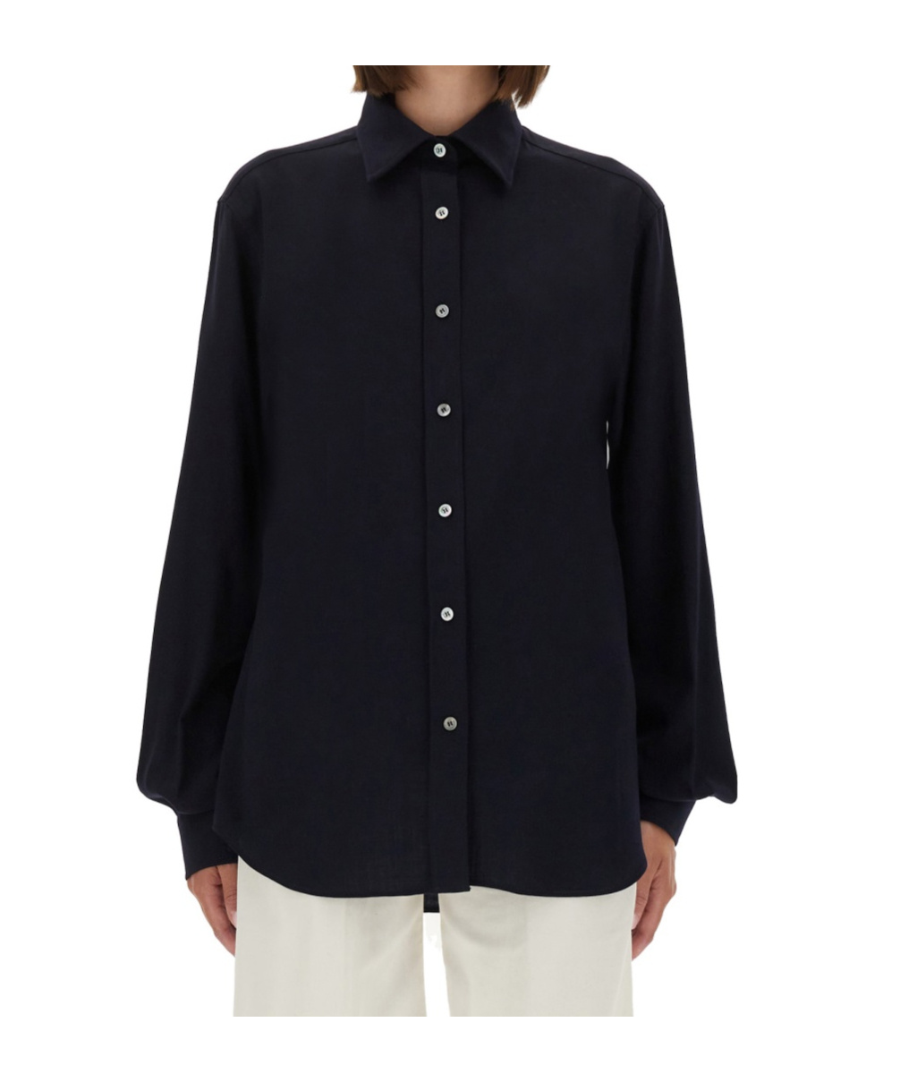 Moschino Cotton Shirt In Black