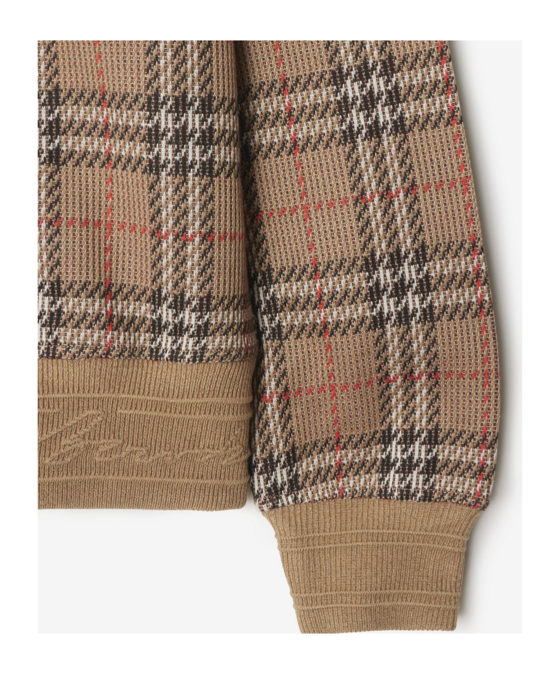 Shop Burberry Vintage Check Jumper In Brown