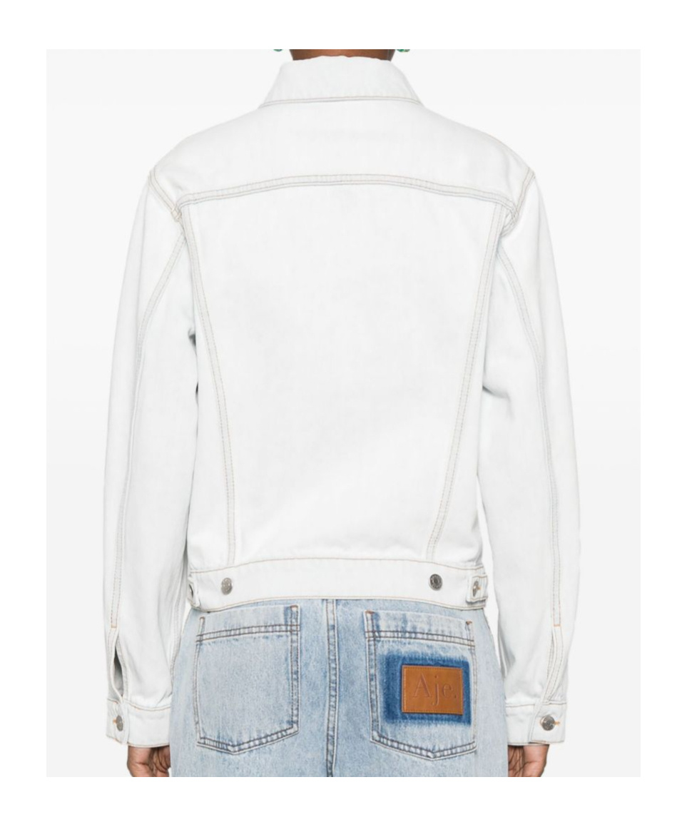 Bally Knee Length Jacket Buttoned Cuffs In White
