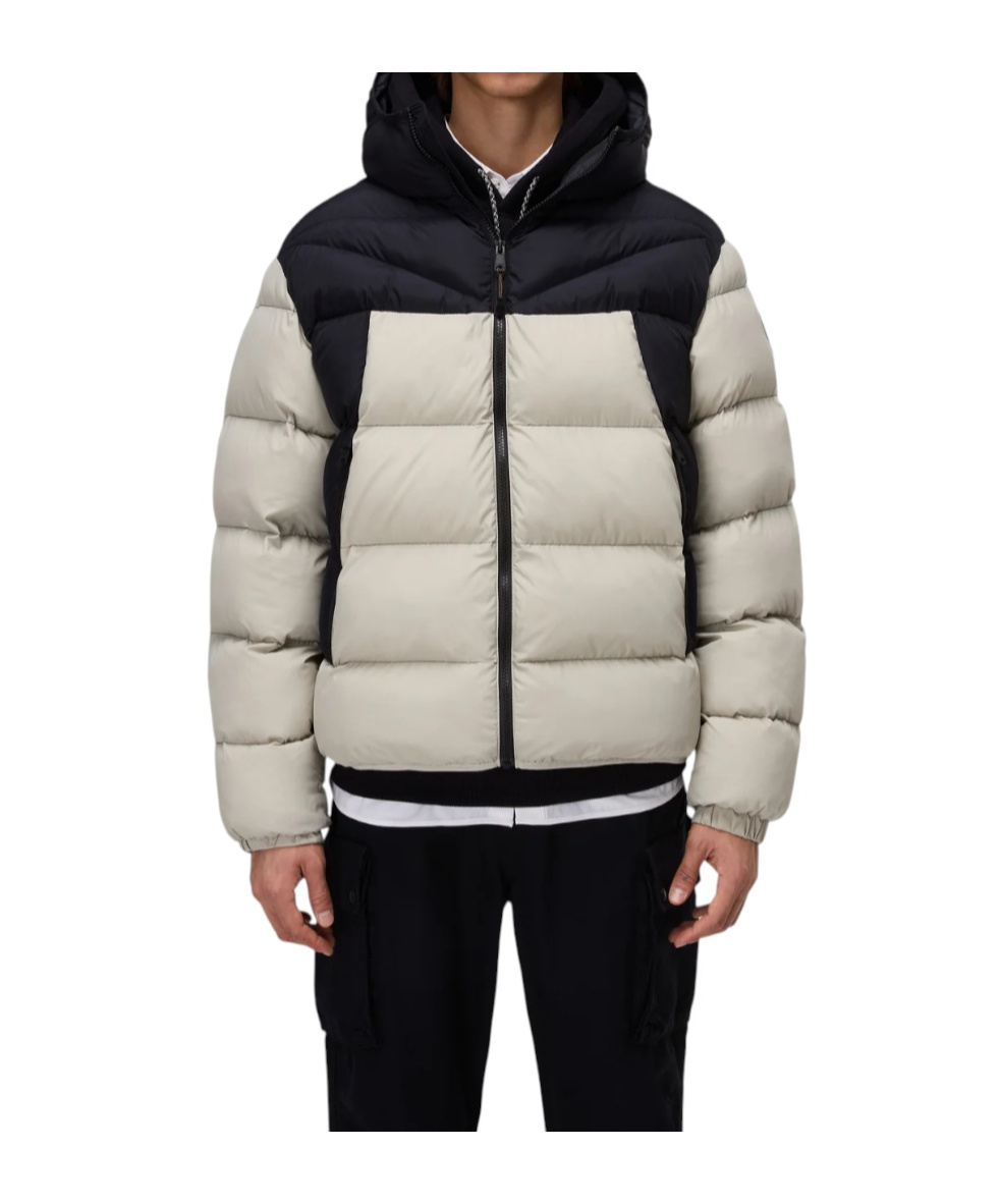 Napapijri Long-sleeved Down Jacket In Multi