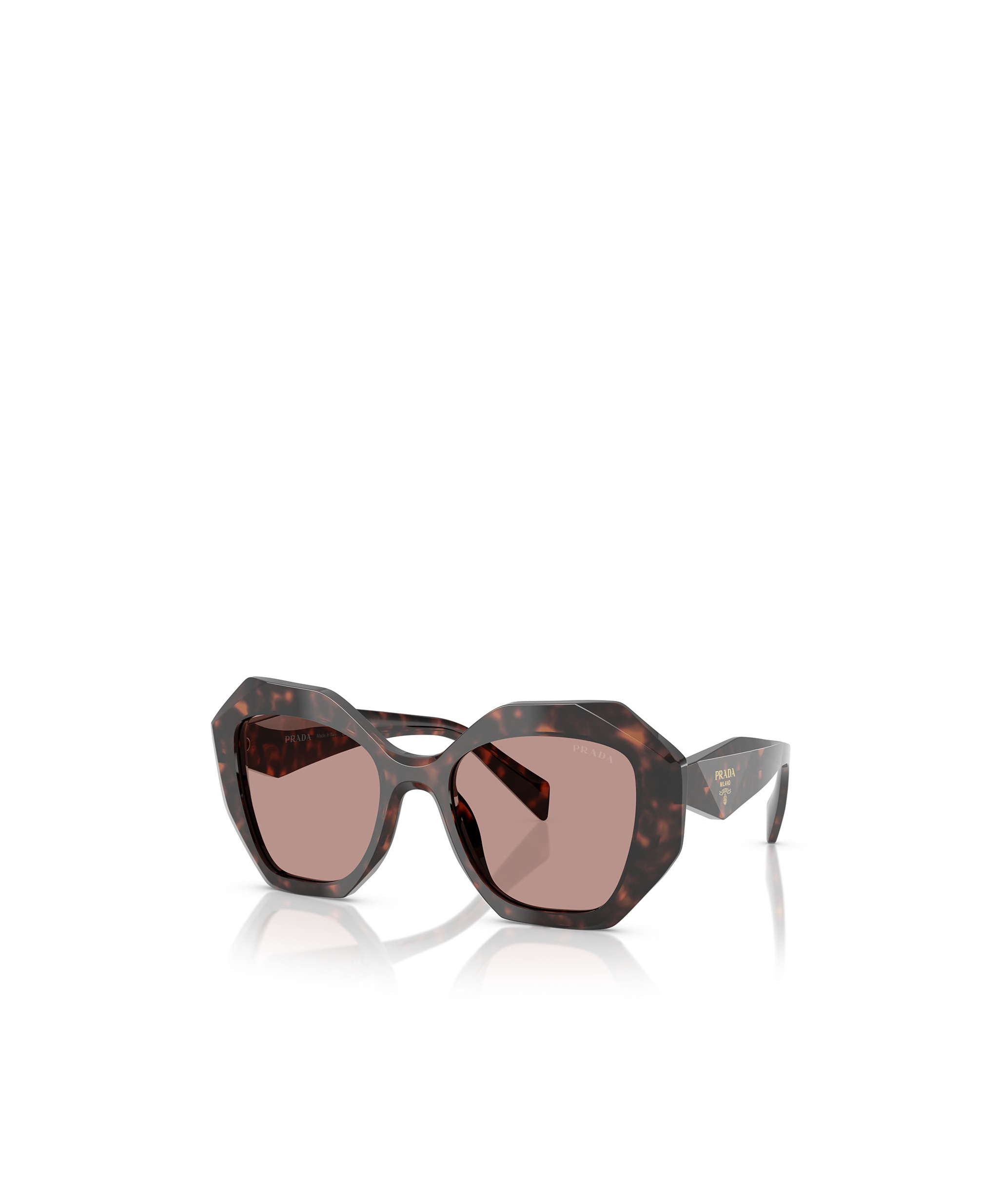 Prada Eyewear Butterfly Frame Sunglasses In Pink