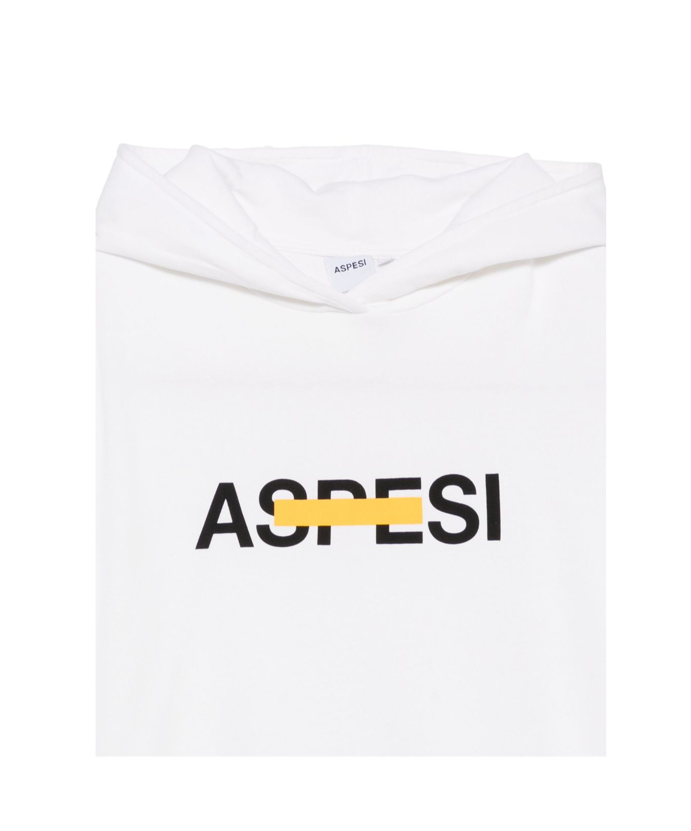 Aspesi Logo-print Hoodie In White