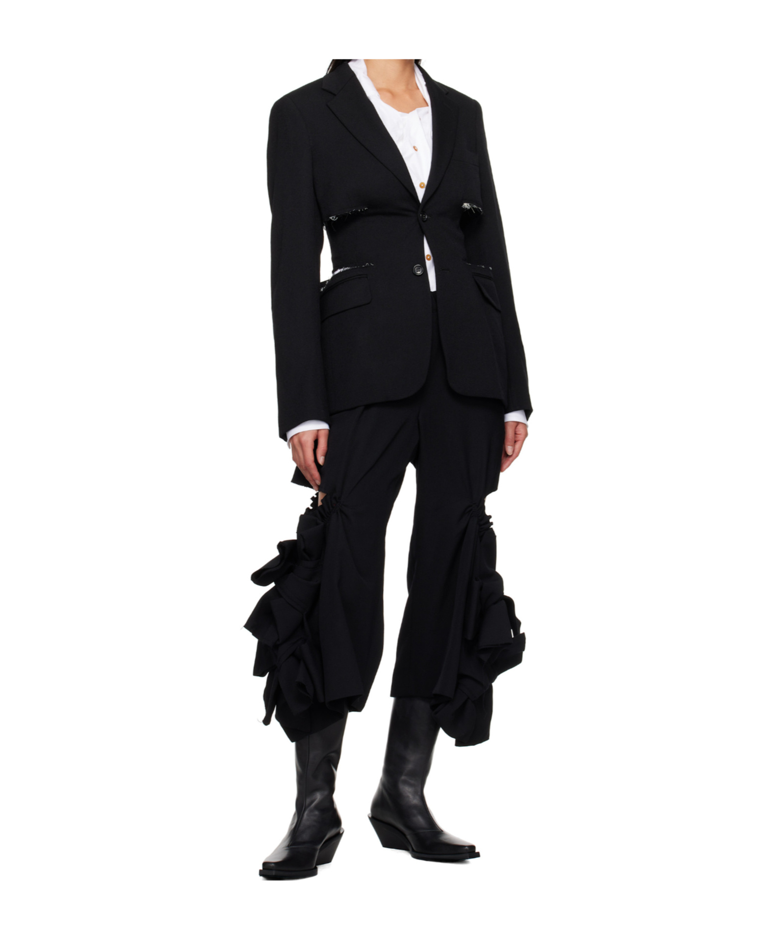 COMME DES GARÇONS LONG-SLEEVED SUIT COAT 