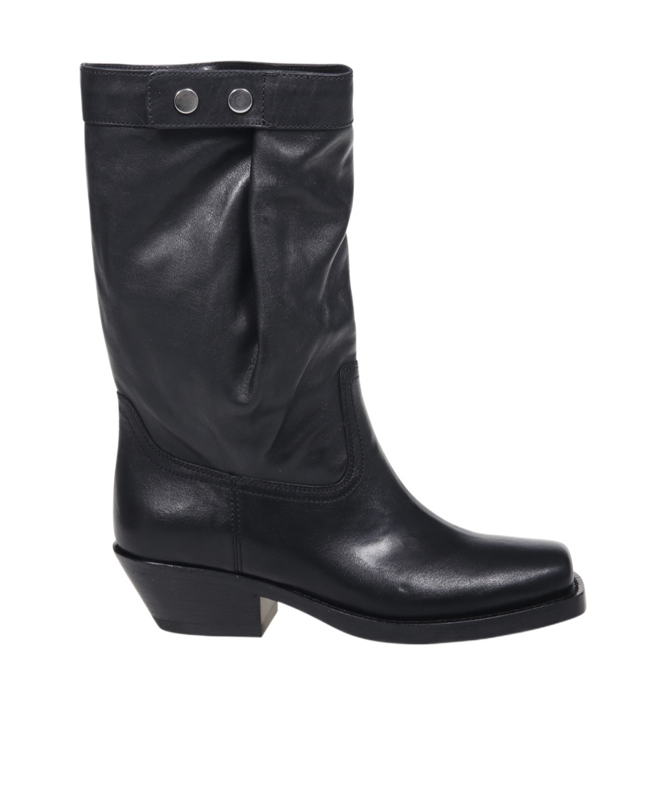 Shop Isabel Marant Ademe Boots In Black